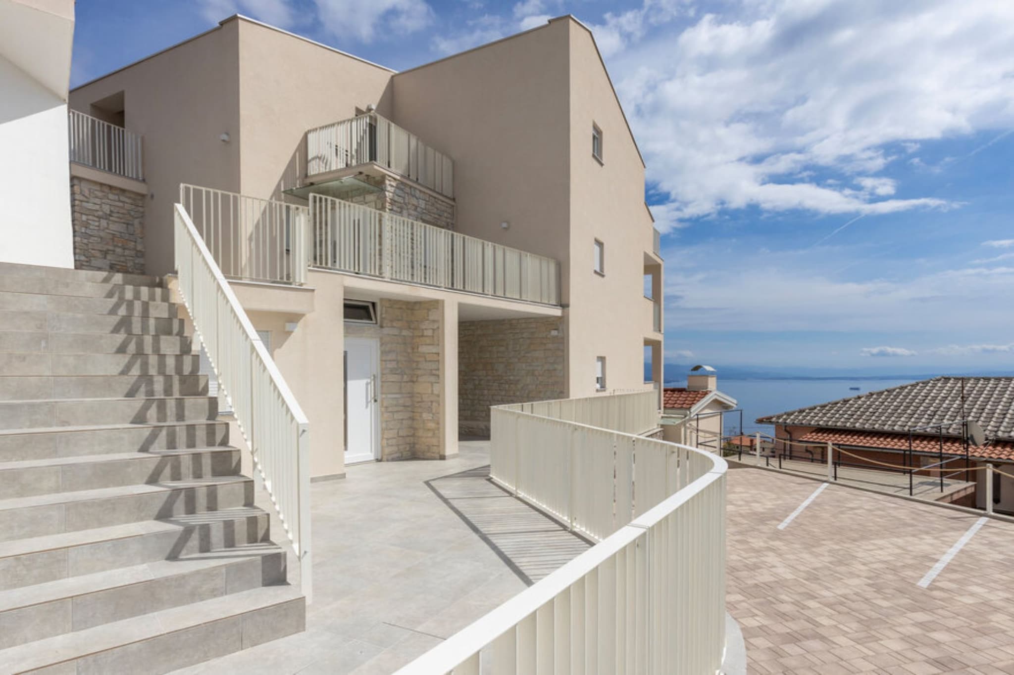 Apartments Bregha - Three Bedroom Apartment with Sea View-Outdoor
