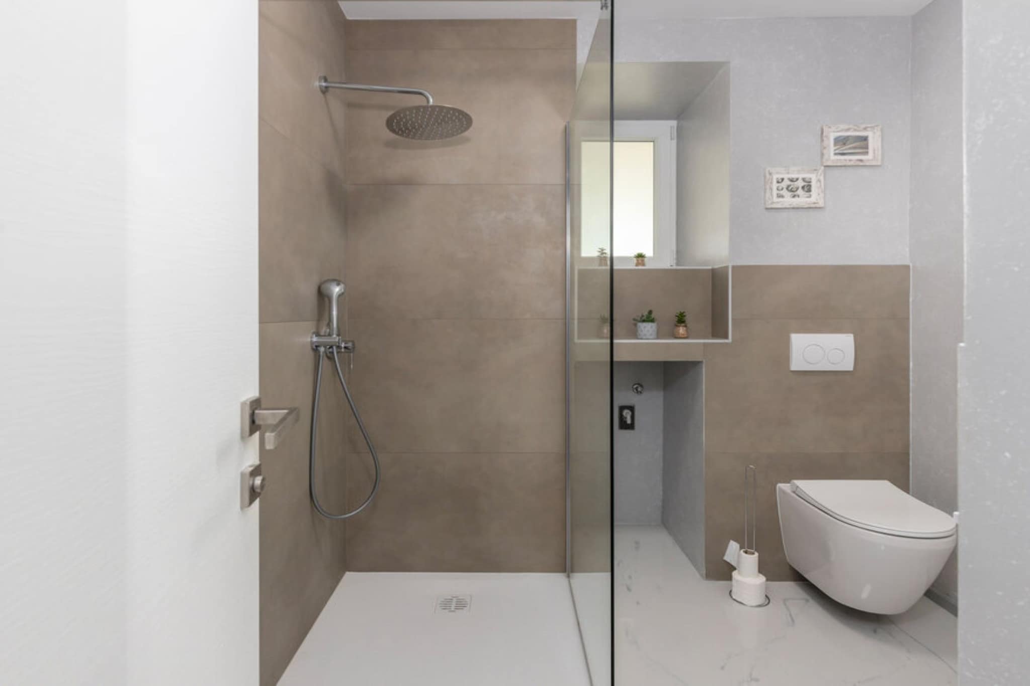 Apartments Bregha - Three Bedroom Apartment with Sea View-Bathroom