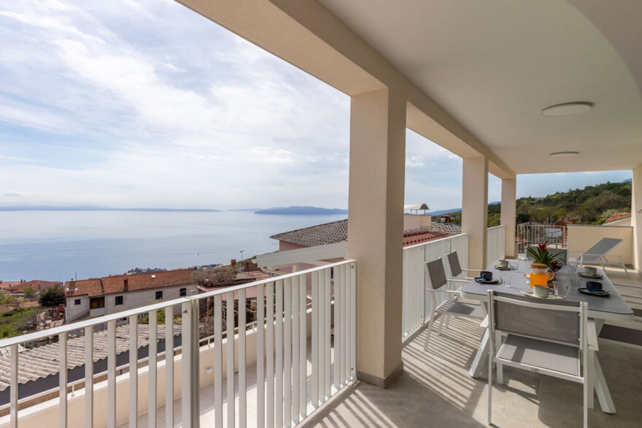 Apartments Bregha - Three Bedroom Apartment with Terrace-Terrace balcony