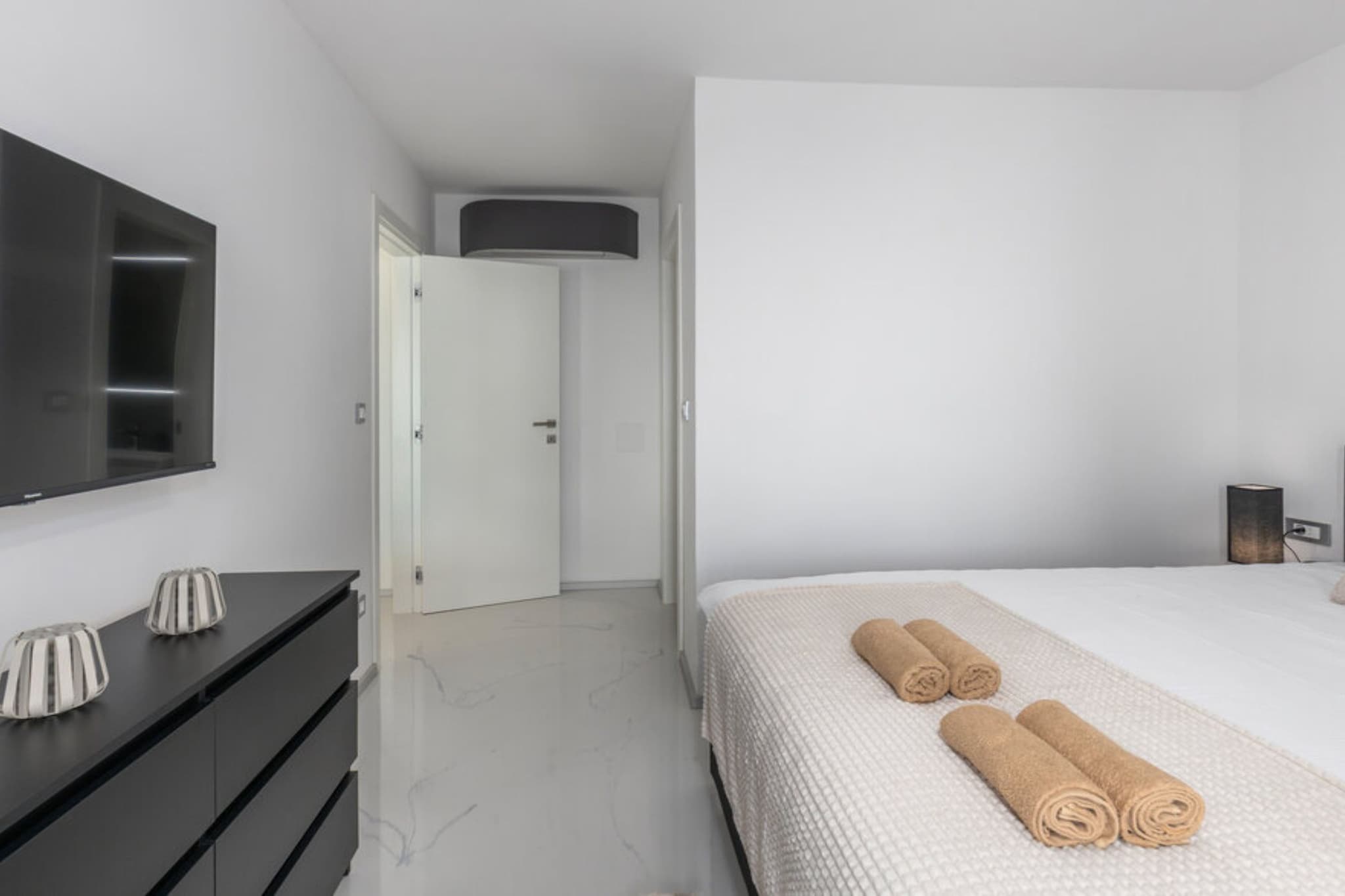 Apartments Bregha - Three Bedroom Apartment with Terrace-Bedroom