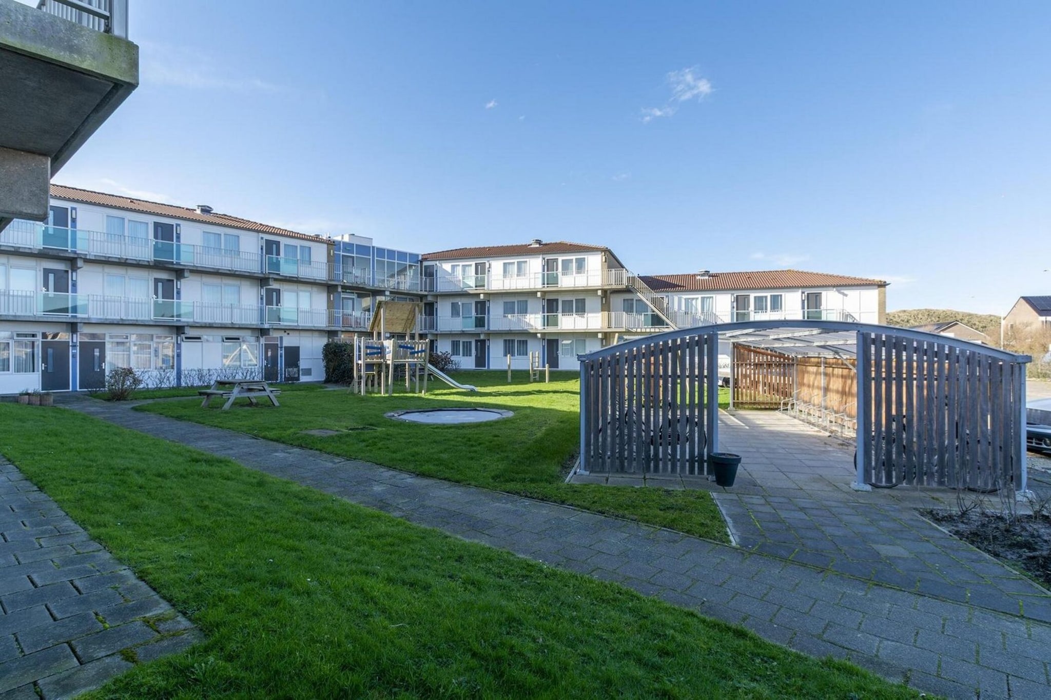 Beach Appartement 05-Buitenkant zomer