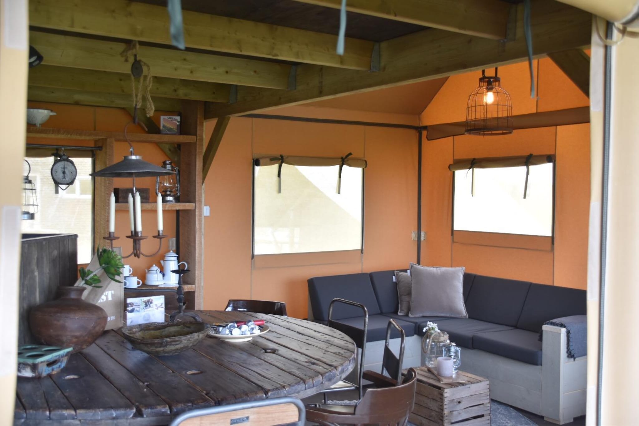 Beach Lodge Groot - Duynpark-Woonkamer