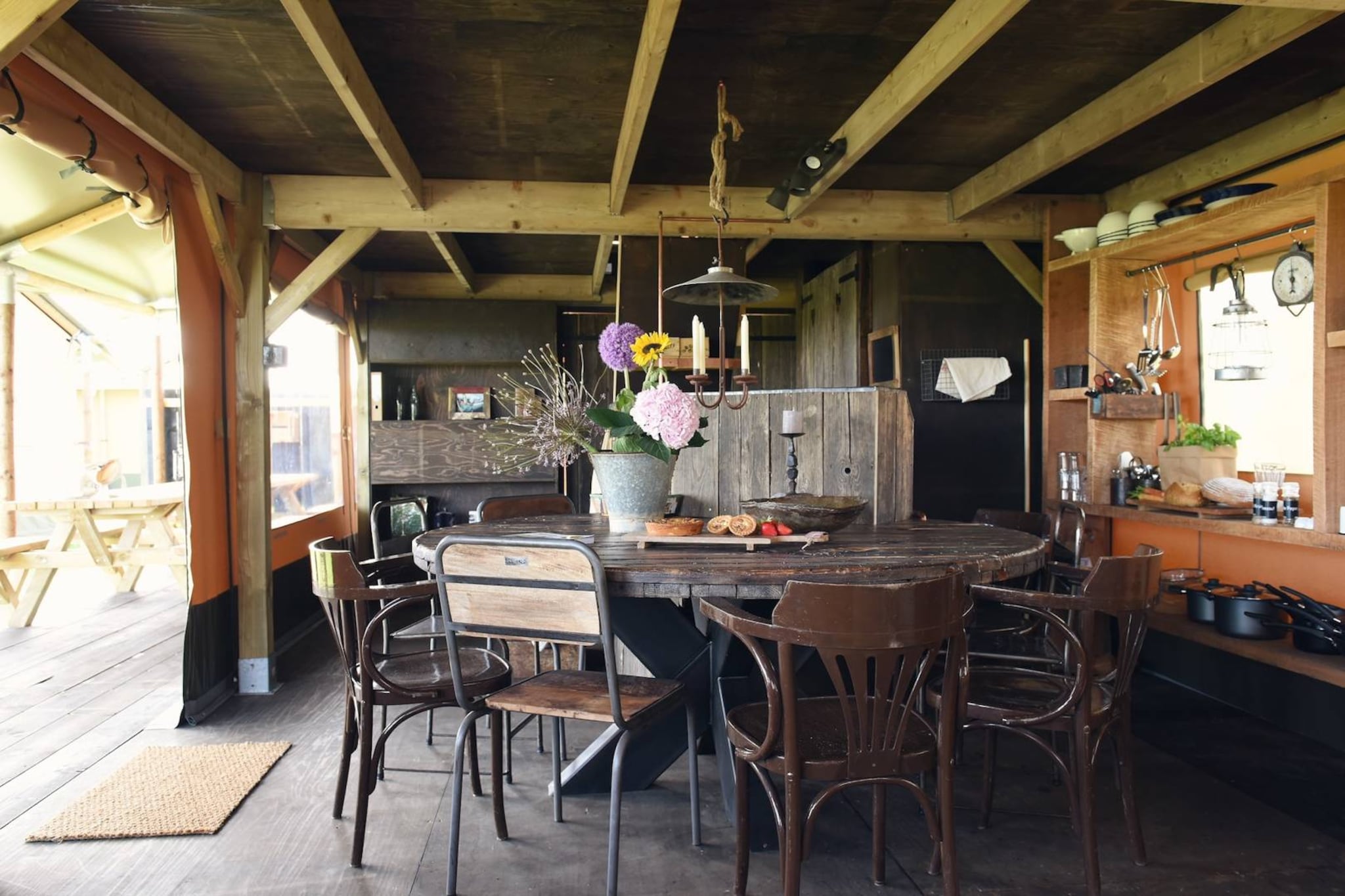 Beach Lodge Groot - Duynpark-Eetkamer