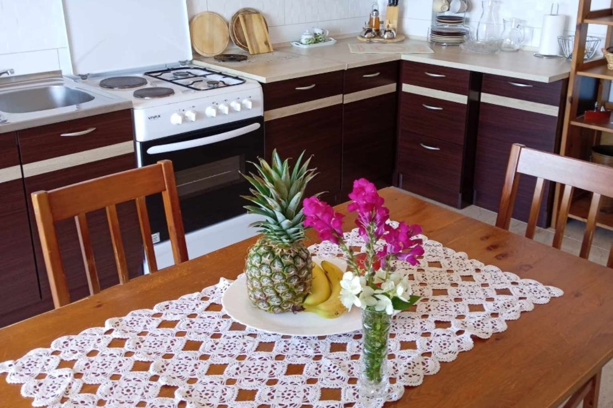 Apartments Julia - Triple Room Julia 4-Keuken