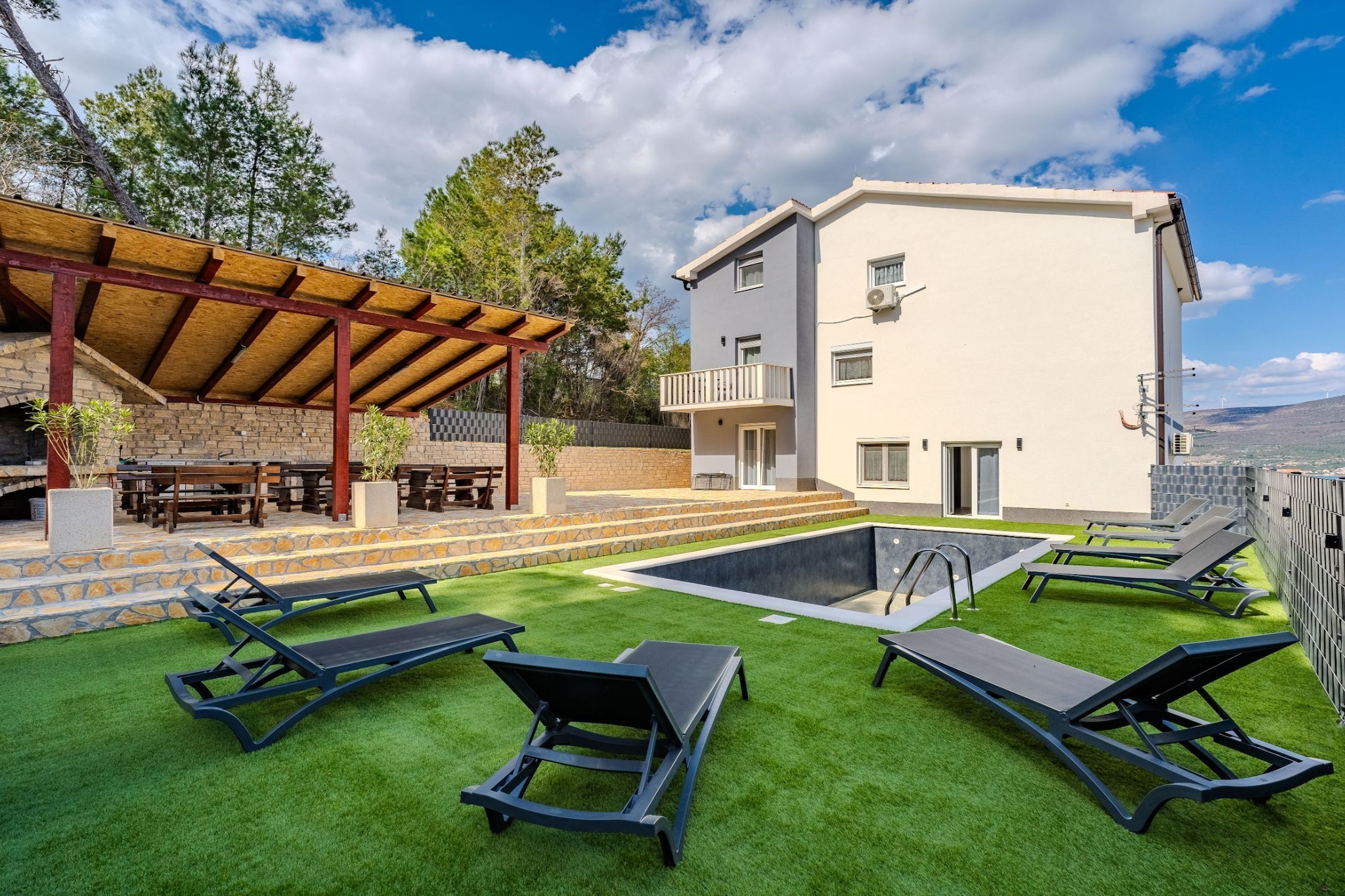 Villa Ivanovi Dvori - Seven Bedroom Villa with Private Pool-Pool