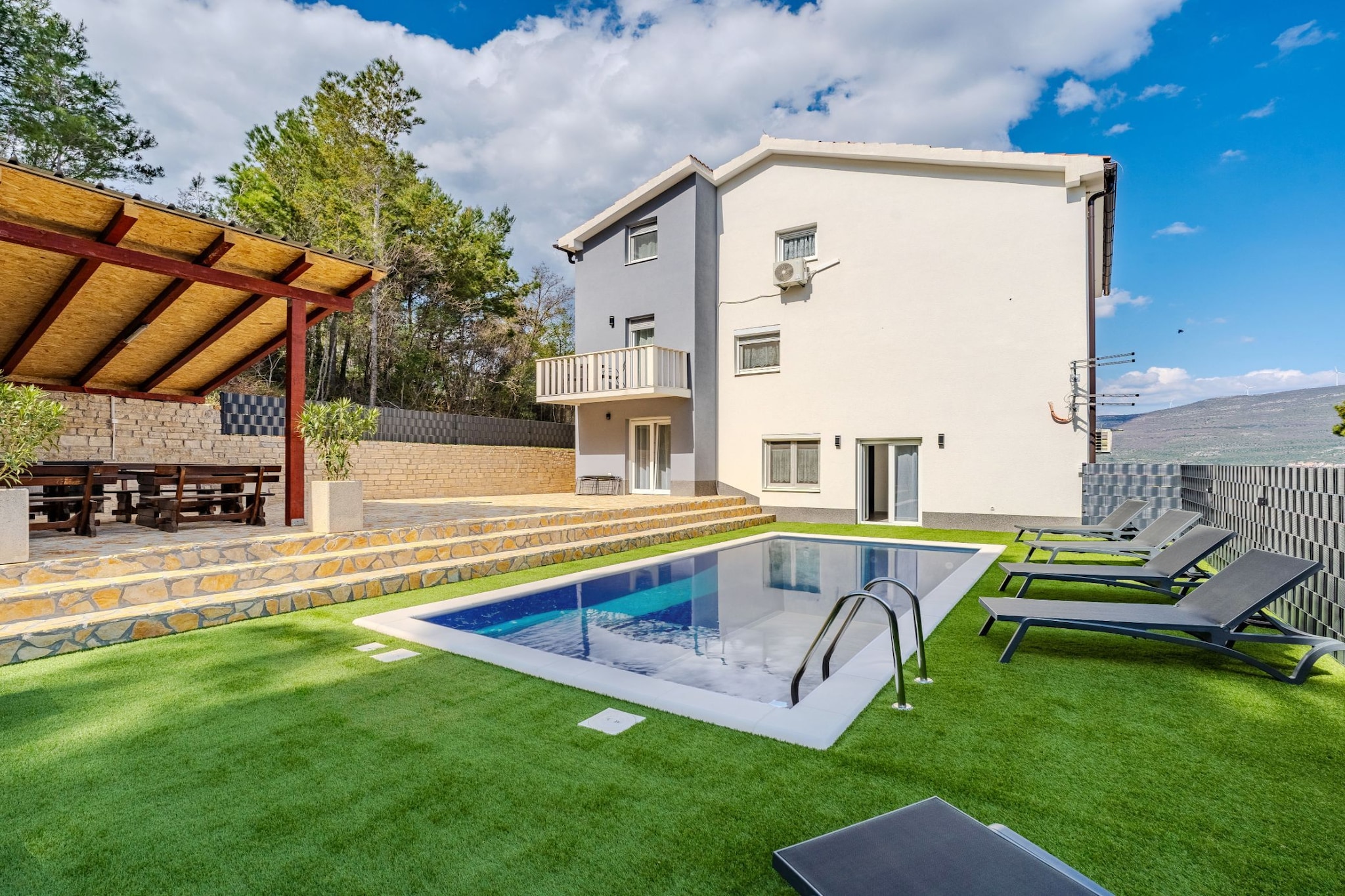 Villa Ivanovi Dvori - Seven Bedroom Villa with Private Pool-Pool