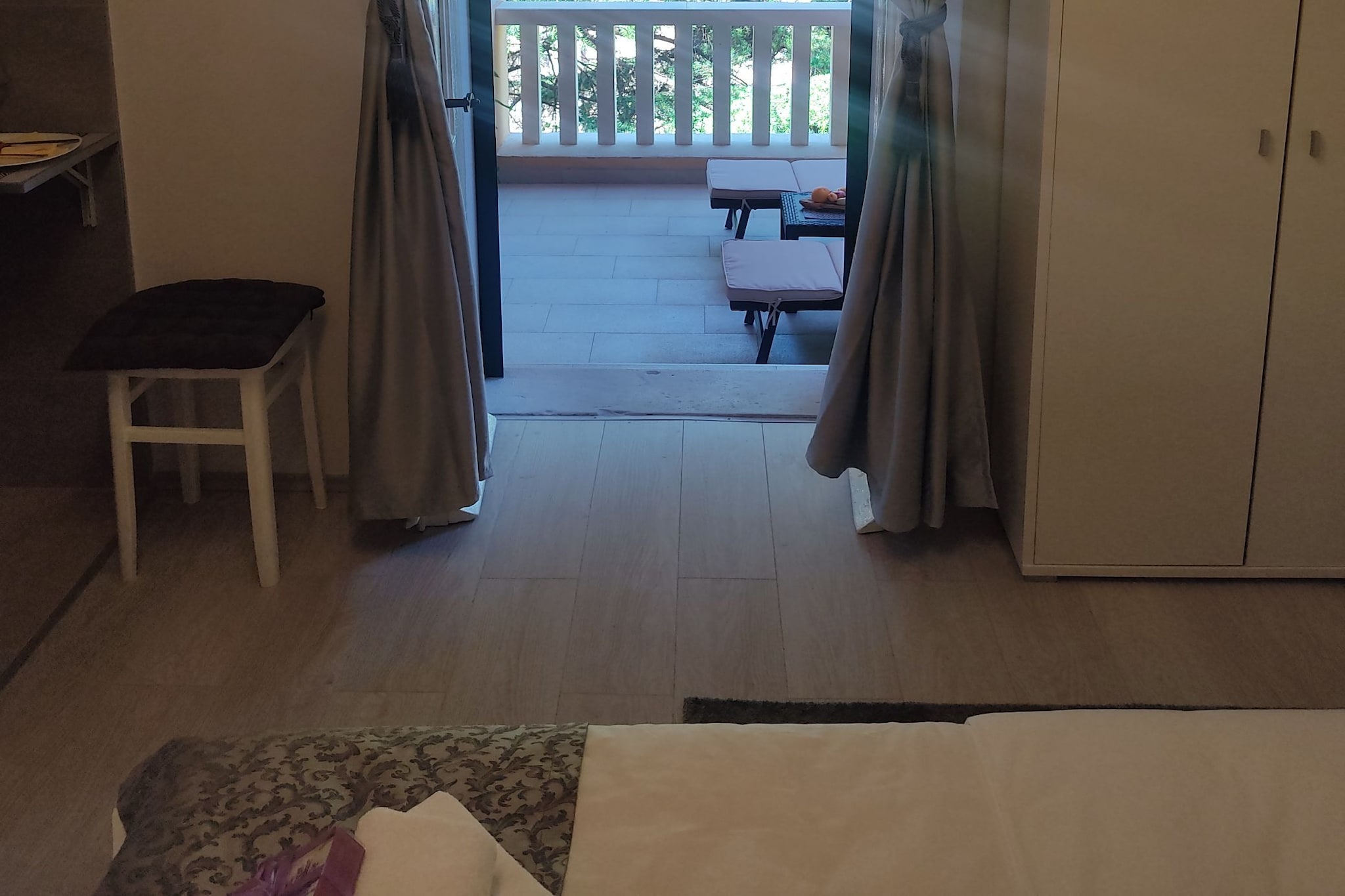 Room Porat 2 with Private Terrace - Double Bedroom with Private Terrace-Chambre