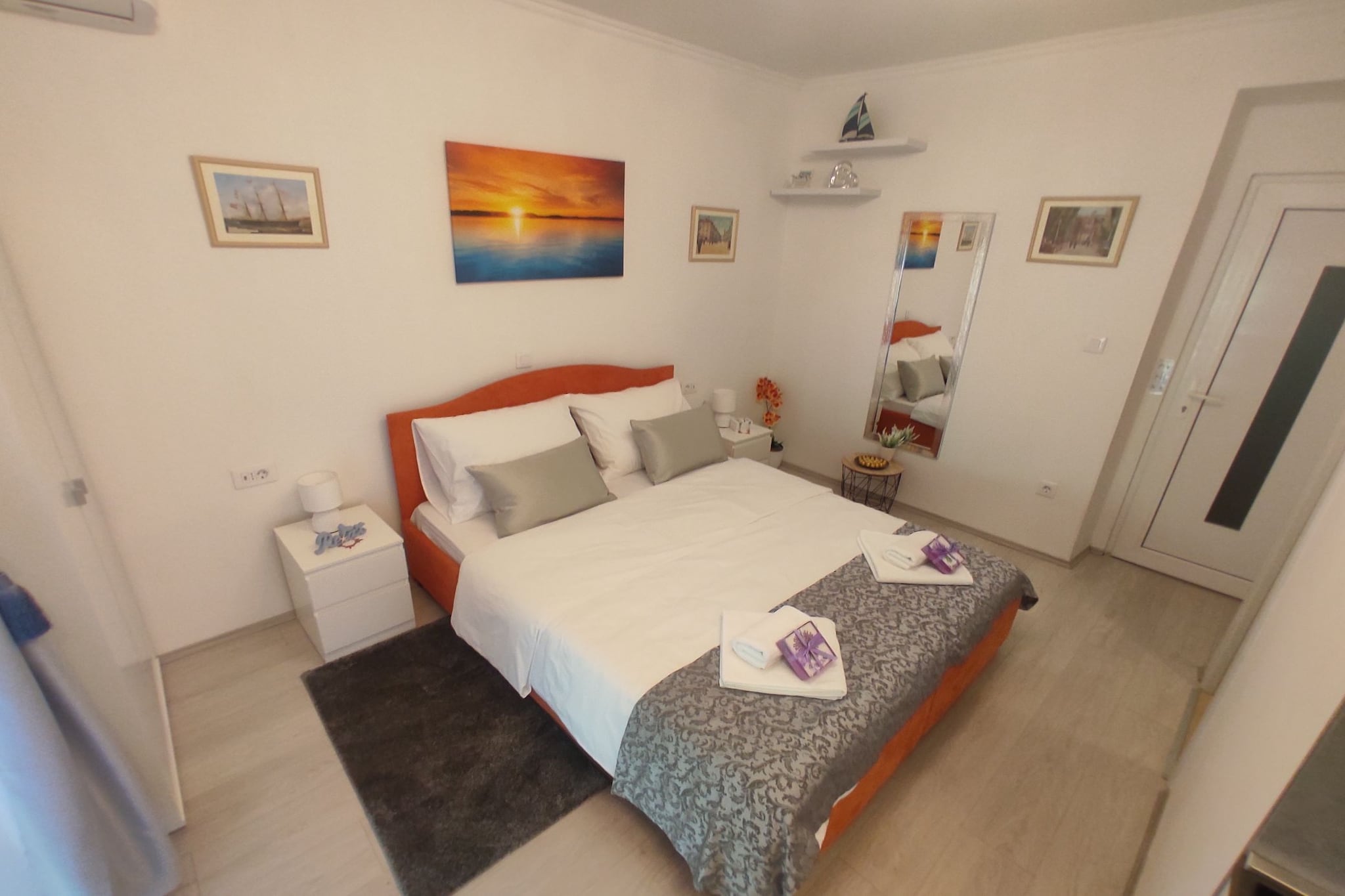 Room Porat 2 with Private Terrace - Double Bedroom with Private Terrace-Chambre