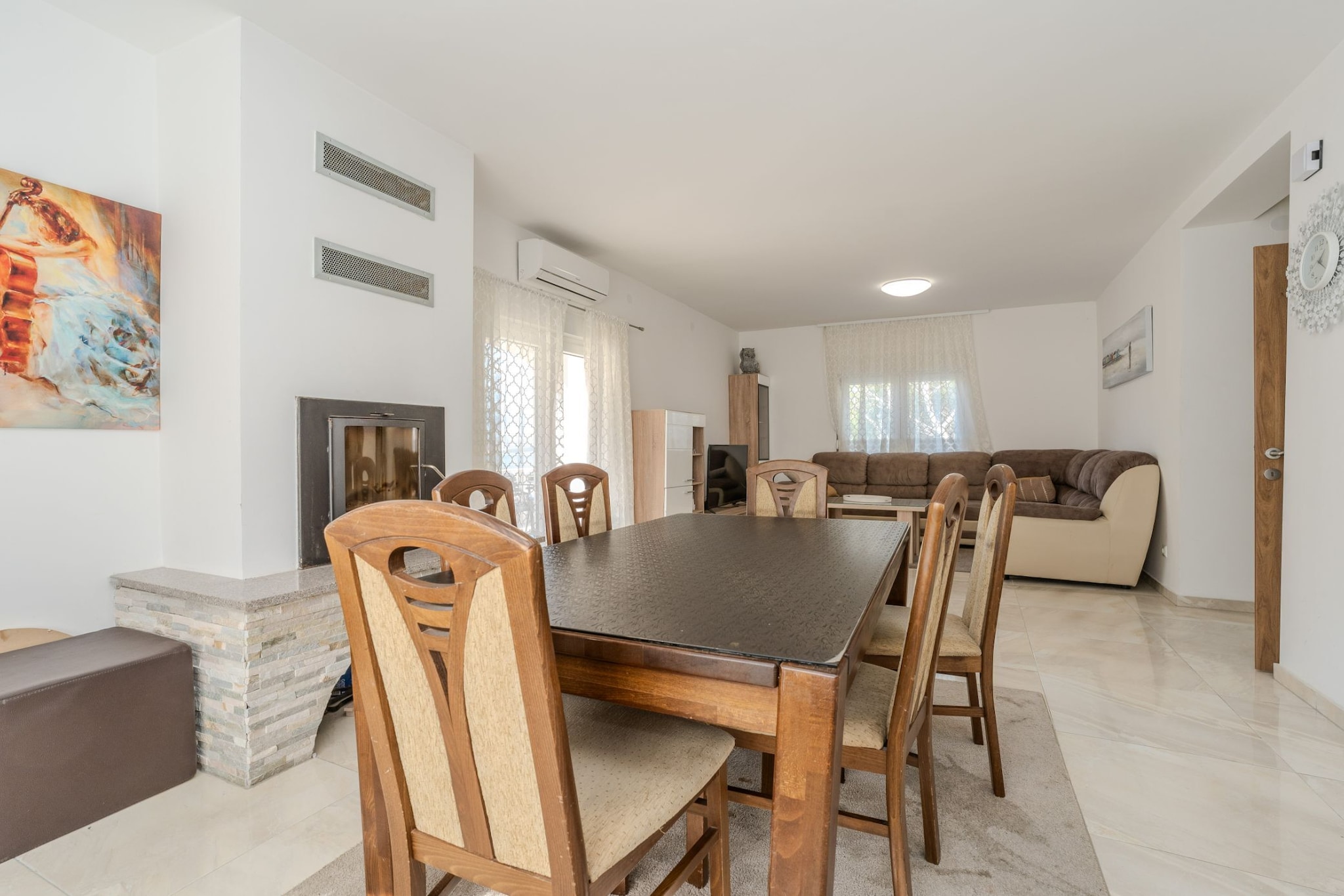 Guest Gouse Stipanovi Dvori - Double Bedroom with Terrace 2-Eetkamer