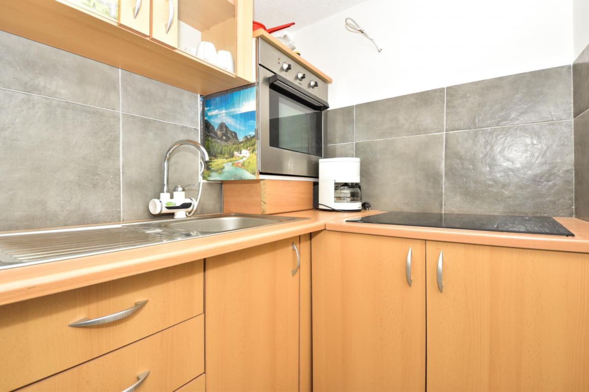 Apartments Robi & Kristina - One Bedroom Apartment with Sea View A1-Kitchen