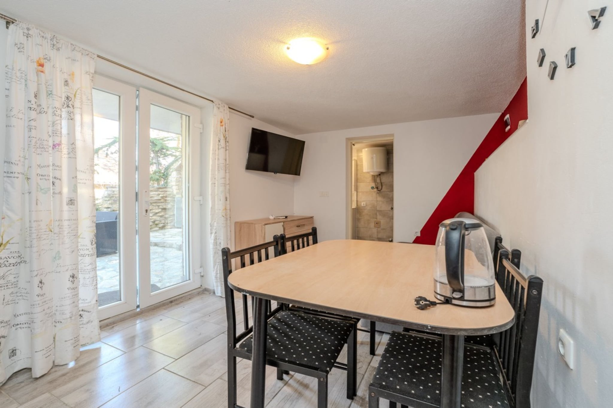 Apartments Robi & Kristina - One Bedroom Apartment with Sea View A1-Dining room