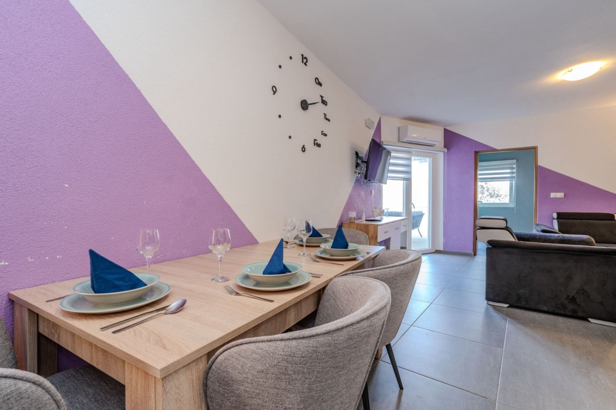 Apartments Robi & Kristina - One Bedroom Apartment with Sea View A4-Esszimmer