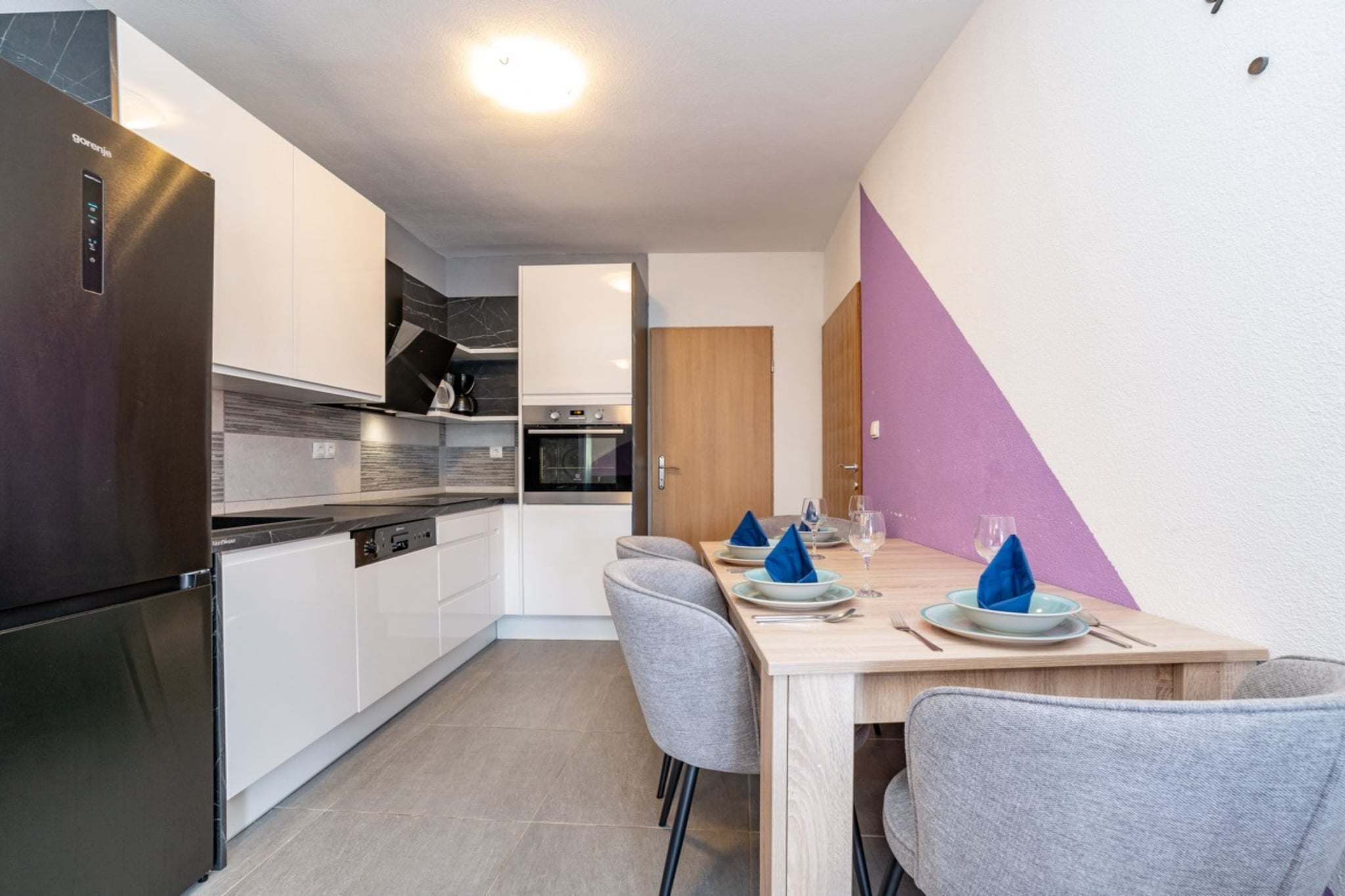 Apartments Robi & Kristina - One Bedroom Apartment with Sea View A4-Küche