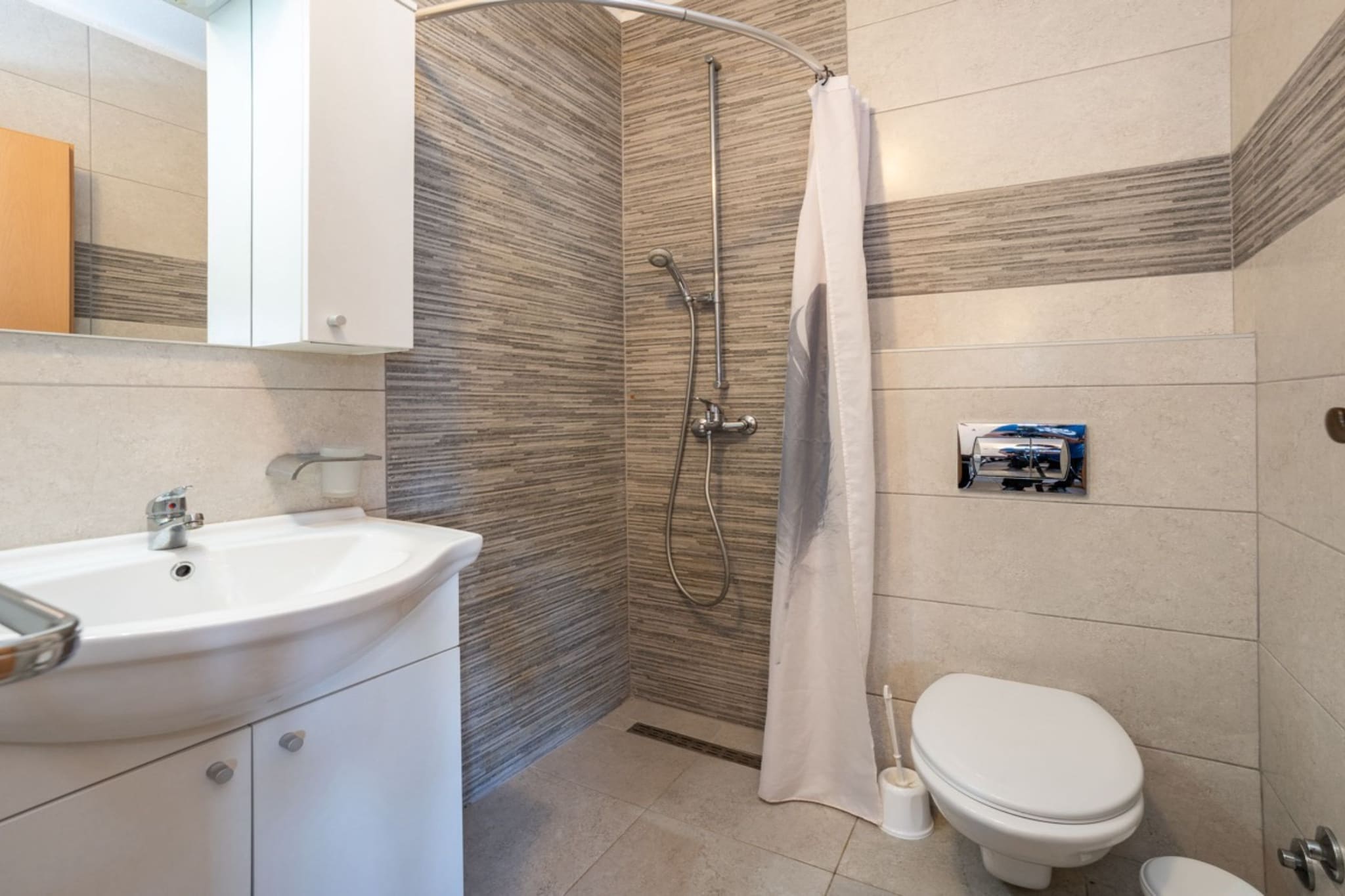 Apartments Robi & Kristina - One Bedroom Apartment with Sea View A4-Badezimmer