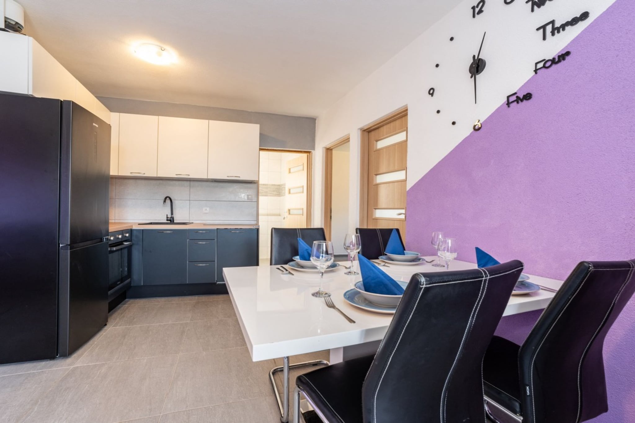 Apartments Robi & Kristina - Two Bedroom Apartment with Sea View A5-Esszimmer