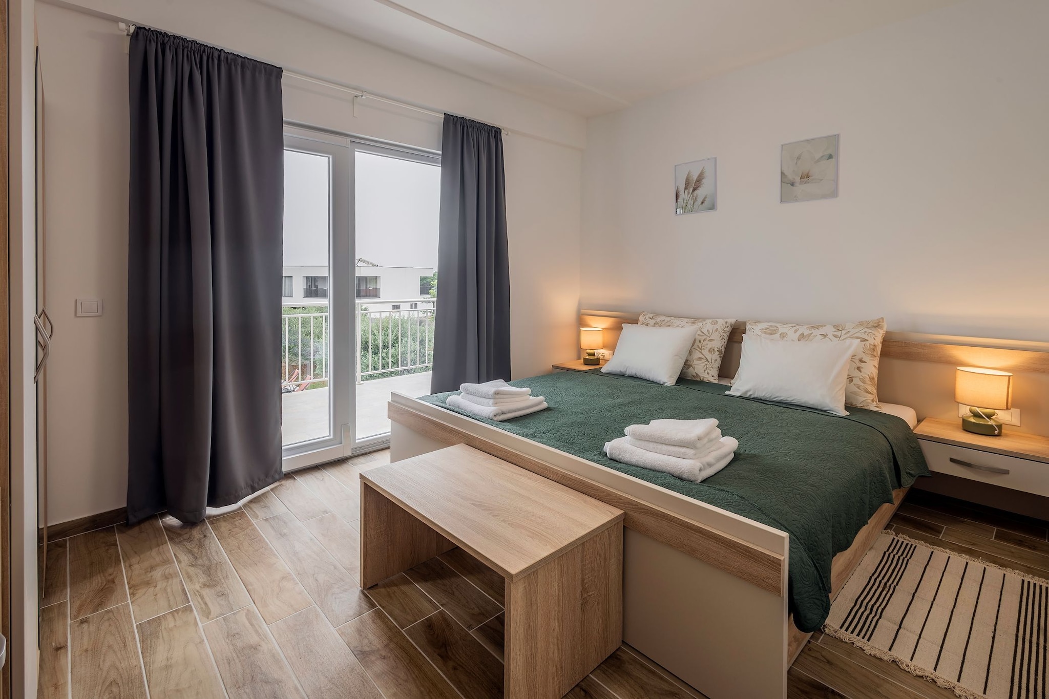 Holiday Home Milutin 1 - Four Bedroom Holiday Home with Private Pool-Bedroom