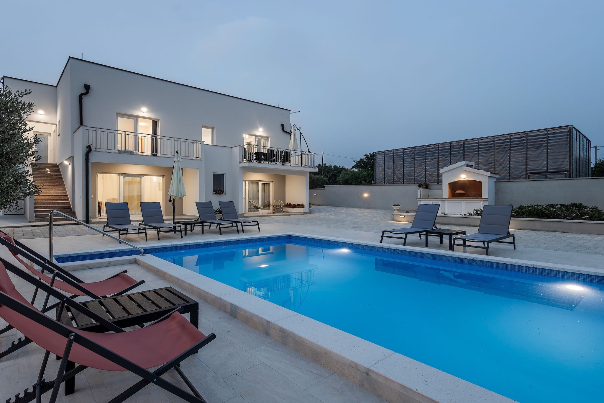 Holiday Home Milutin 1 - Four Bedroom Holiday Home with Private Pool-Pool