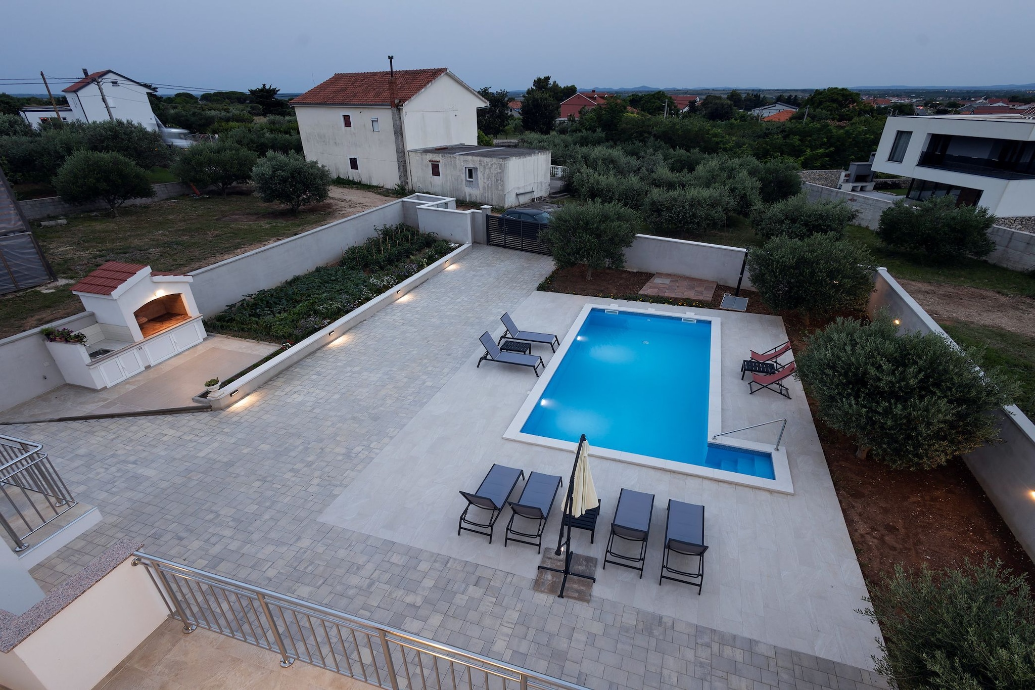 Holiday Home Milutin 1 - Four Bedroom Holiday Home with Private Pool-View