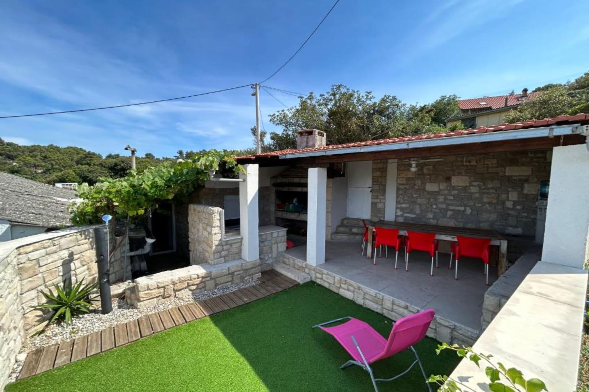 Family House Aldo -  Family House with Four Bedrooms and Sea View-Esszimmer
