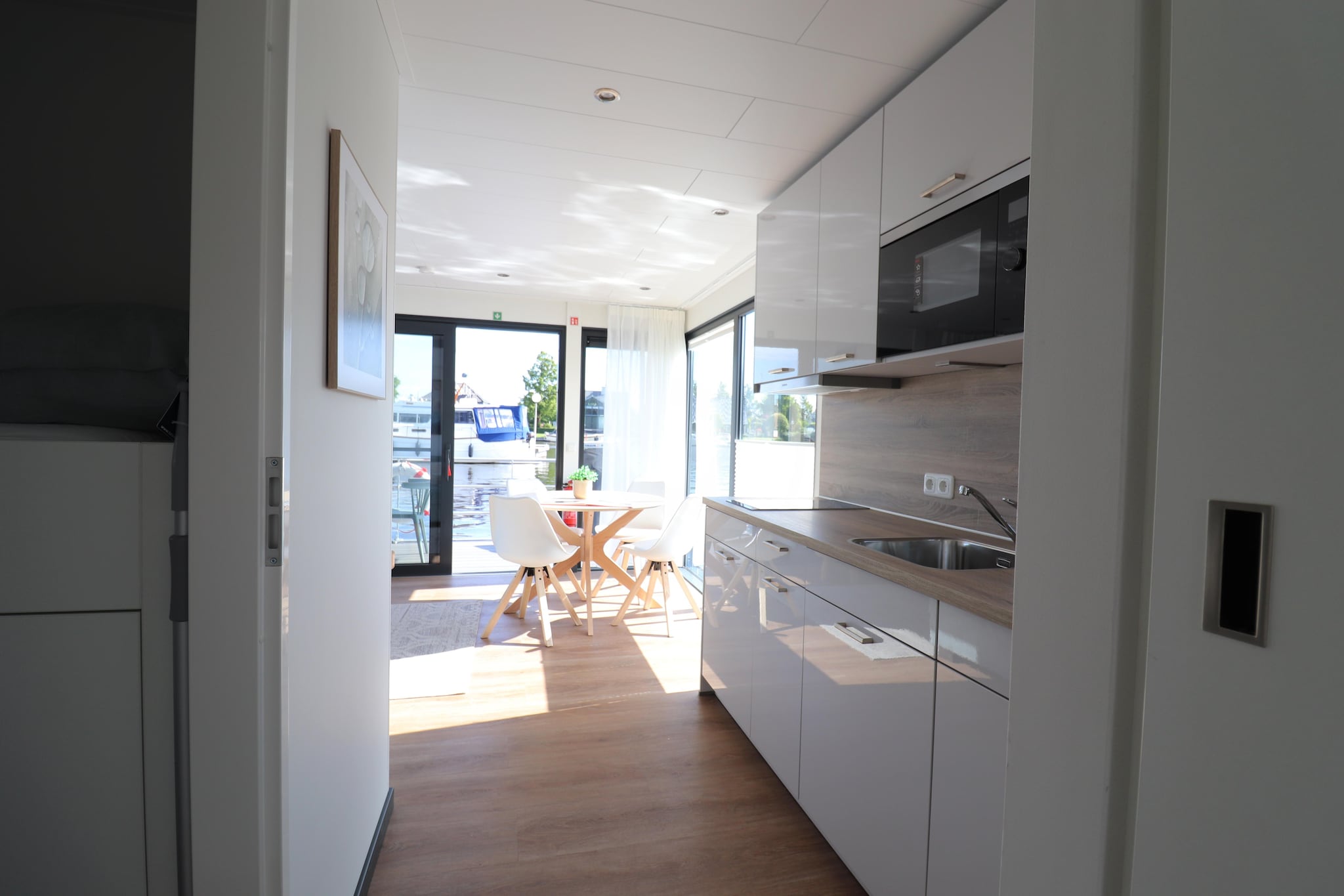 Houseboat Refugio-Empfangshalle