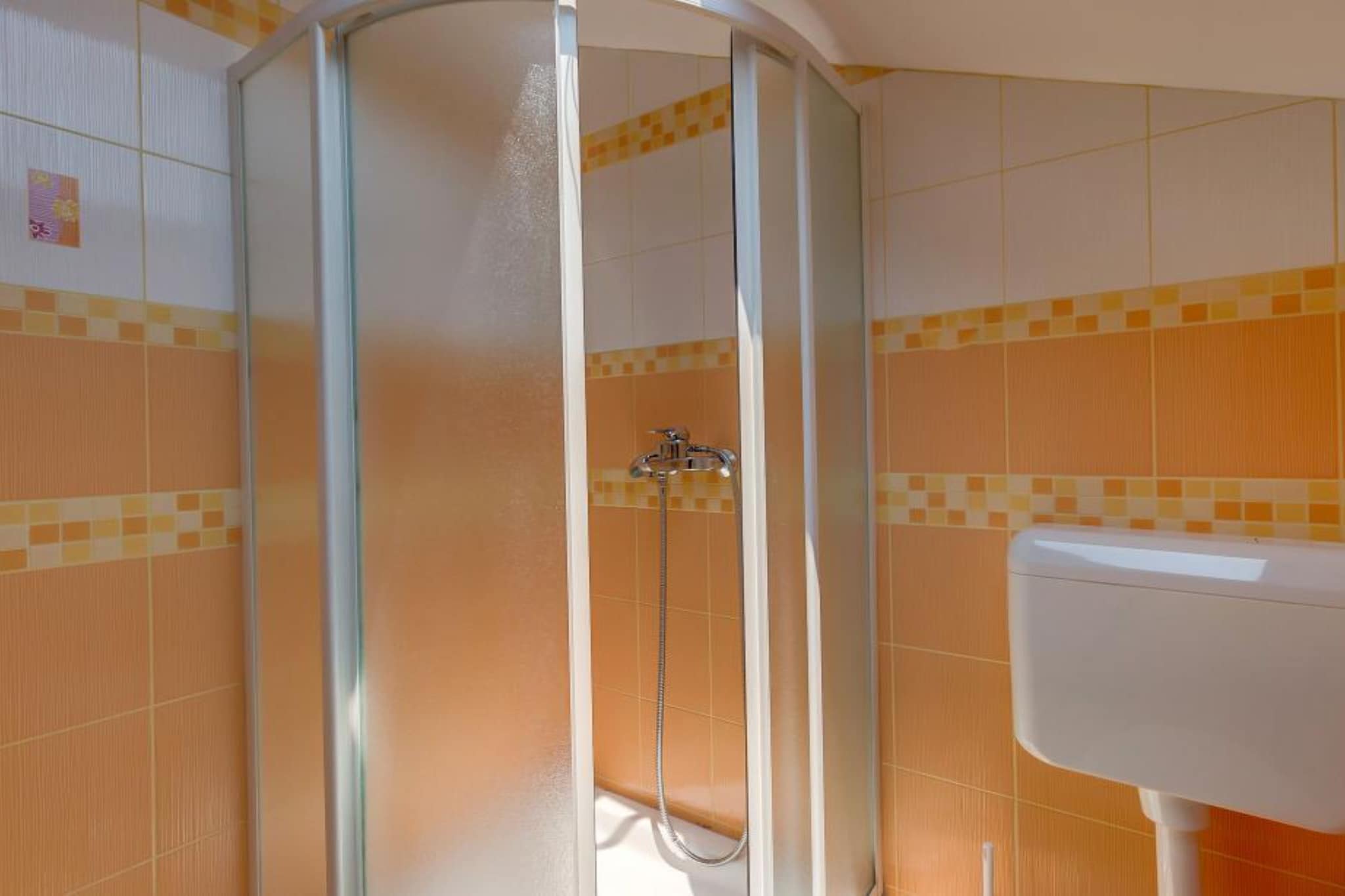 Pansion Belvedere - Studio Apartman with Terrace (Aurora)-Salle de bain