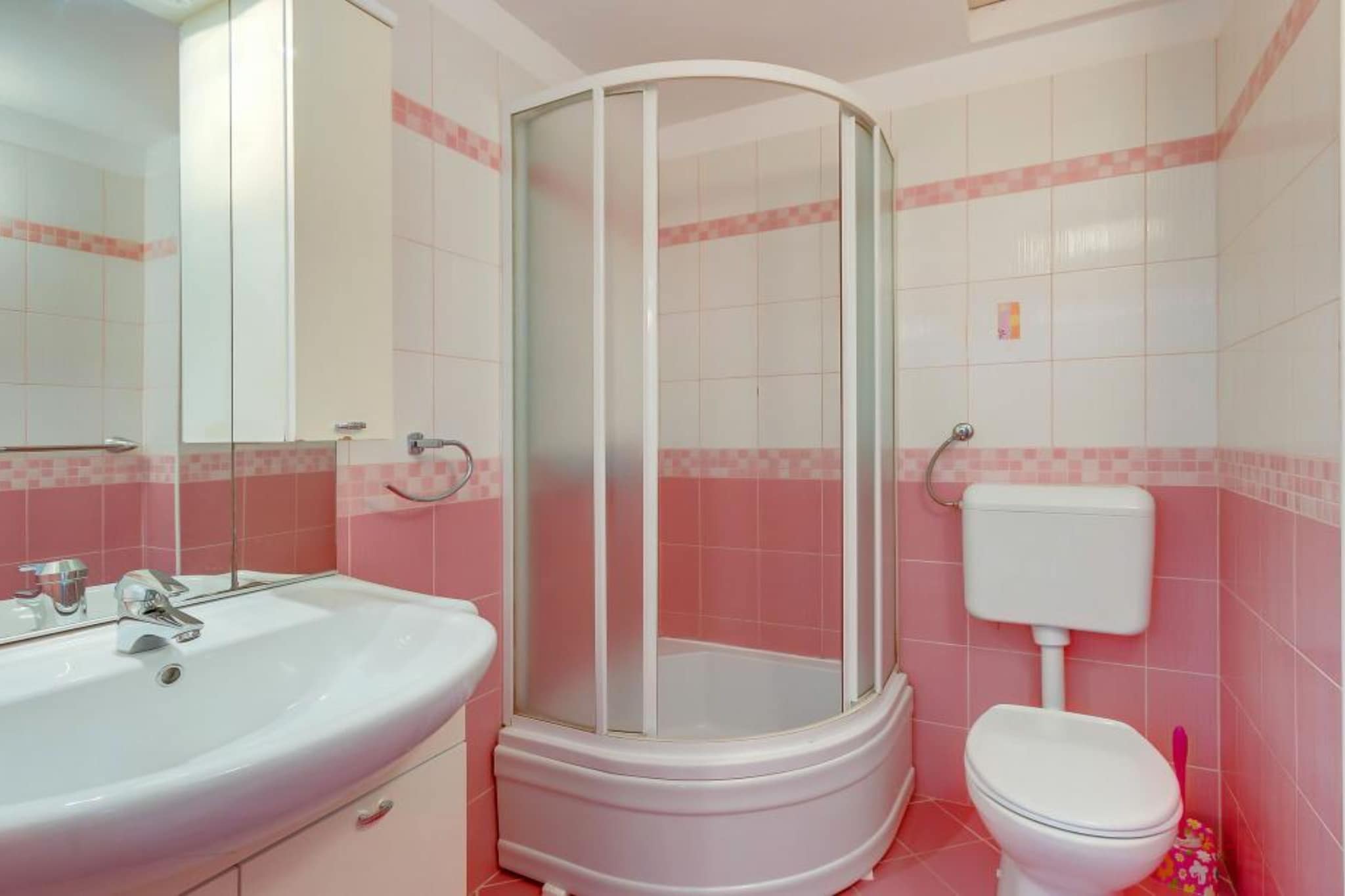 Pansion Belvedere - One Bedroom Apartment with Terrace (Vespera)-Salle de bain