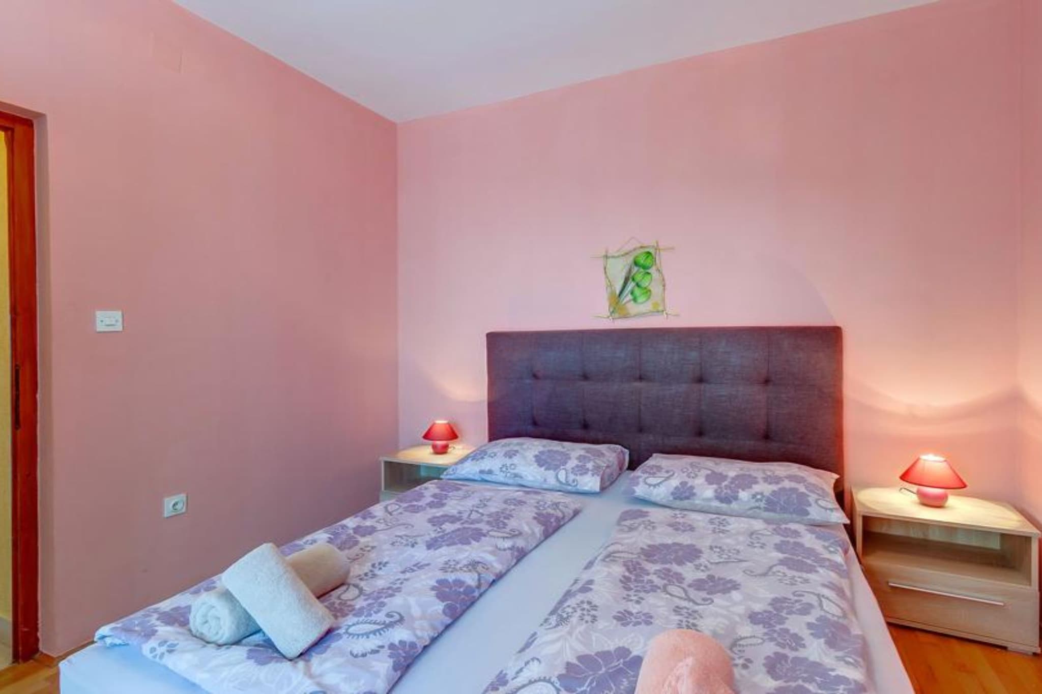 Pansion Belvedere - Two Bedroom Apartment with Terrace (Oliva)-Bedroom
