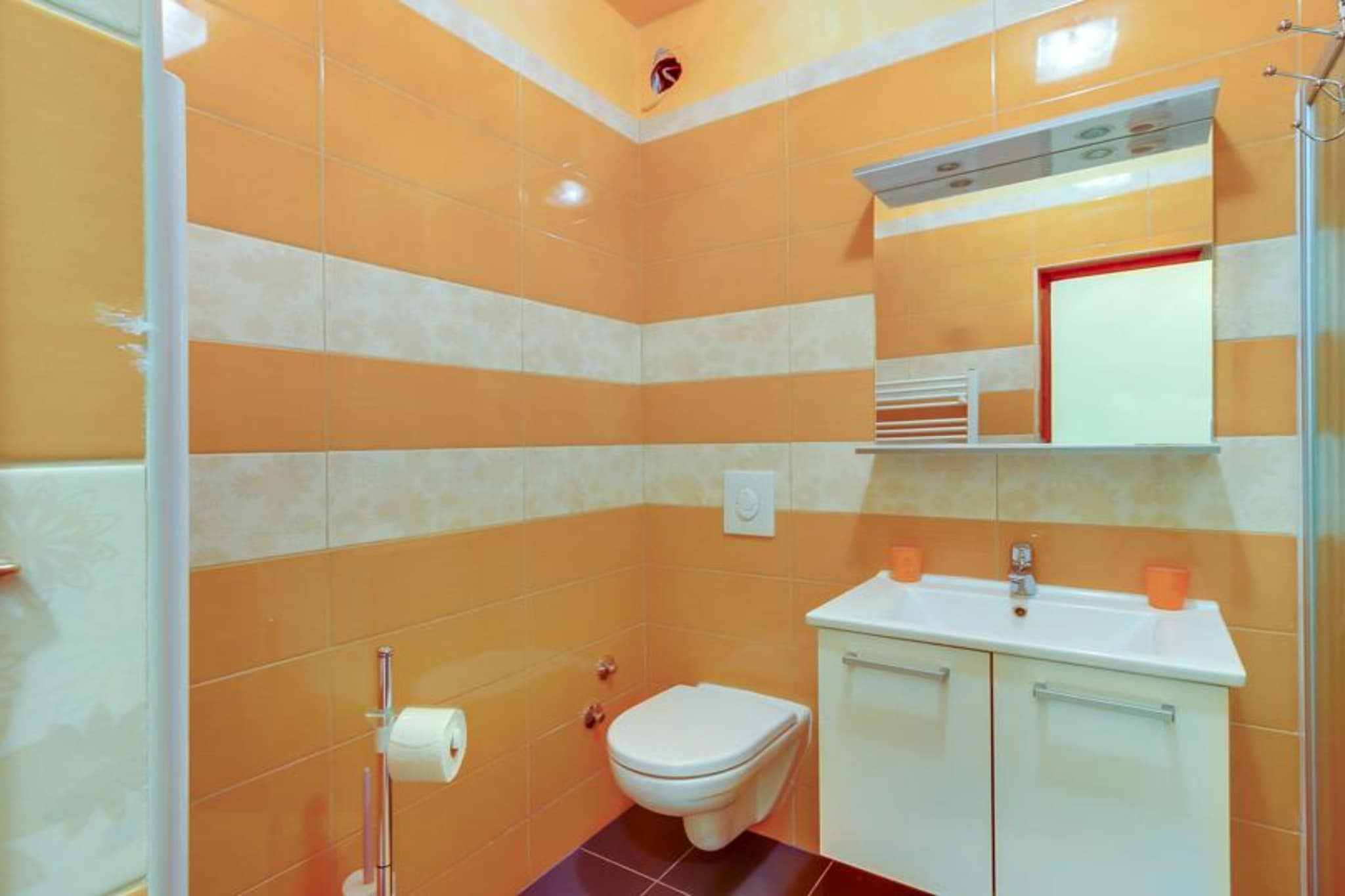 Pansion Belvedere - Two Bedroom Apartment with Terrace (Oliva)-Bathroom