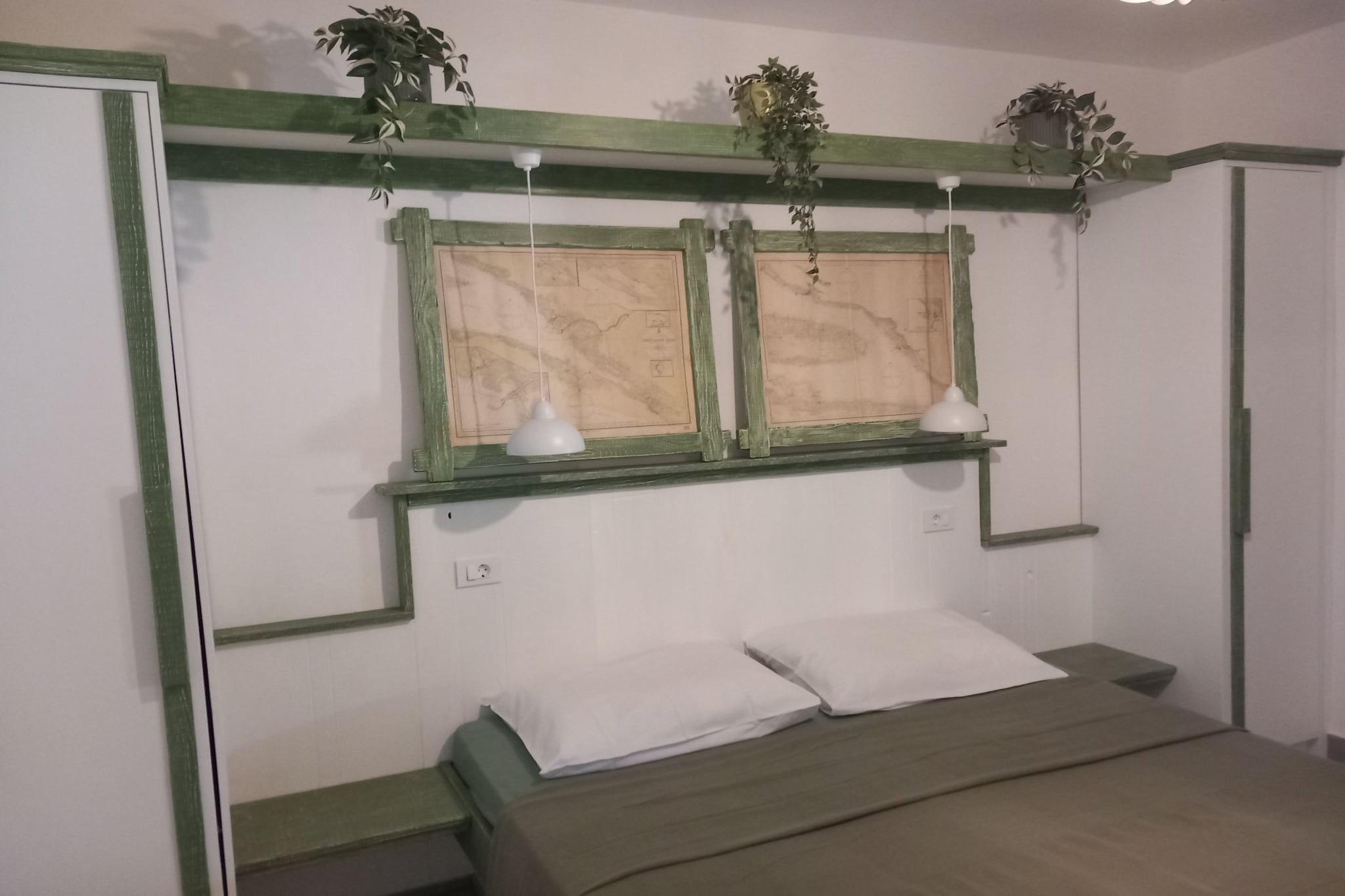 Guest House Green Corner Supetarska Draga - Double Room  With Balcony and Sea View 1-Chambre