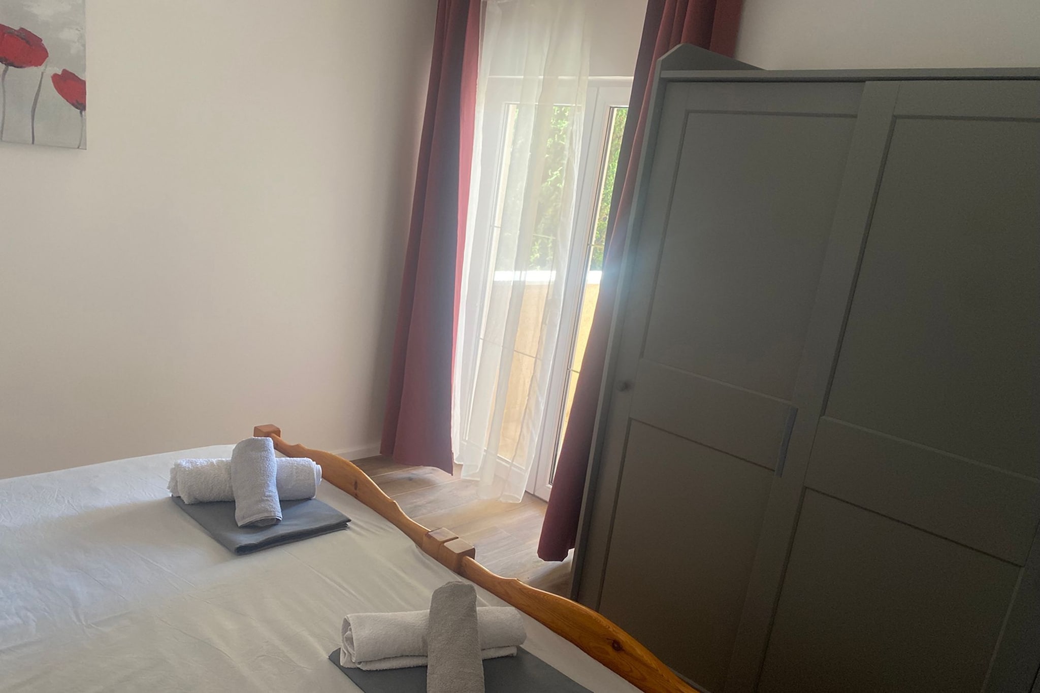 Apartments Danijela & Vlado - Two Bedroom Apartment with Balcony and Garden View - Slaapkamer
