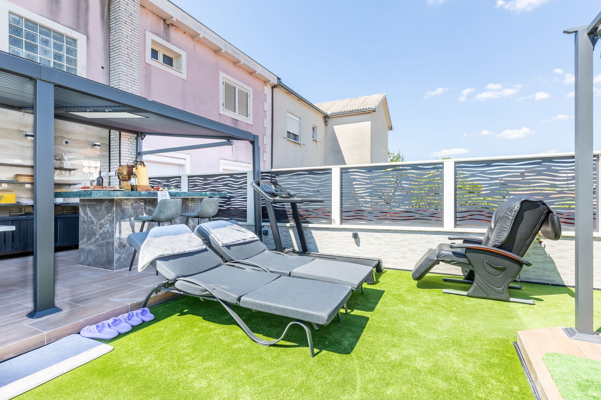 Apartment Merita - Two Bedroom Apartment with Balcony-Intérieur