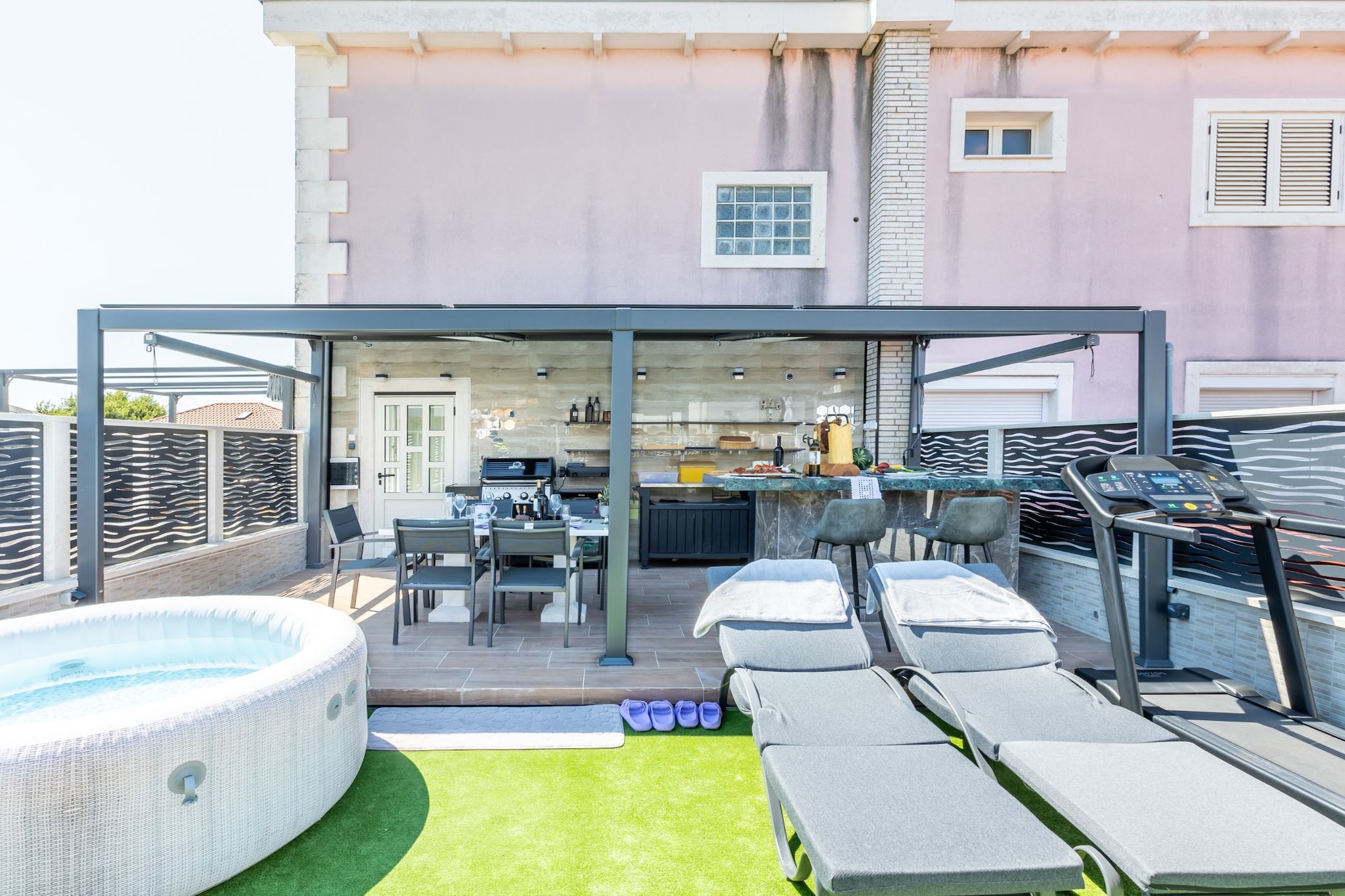 Apartment Merita - Two Bedroom Apartment with Balcony-Intérieur