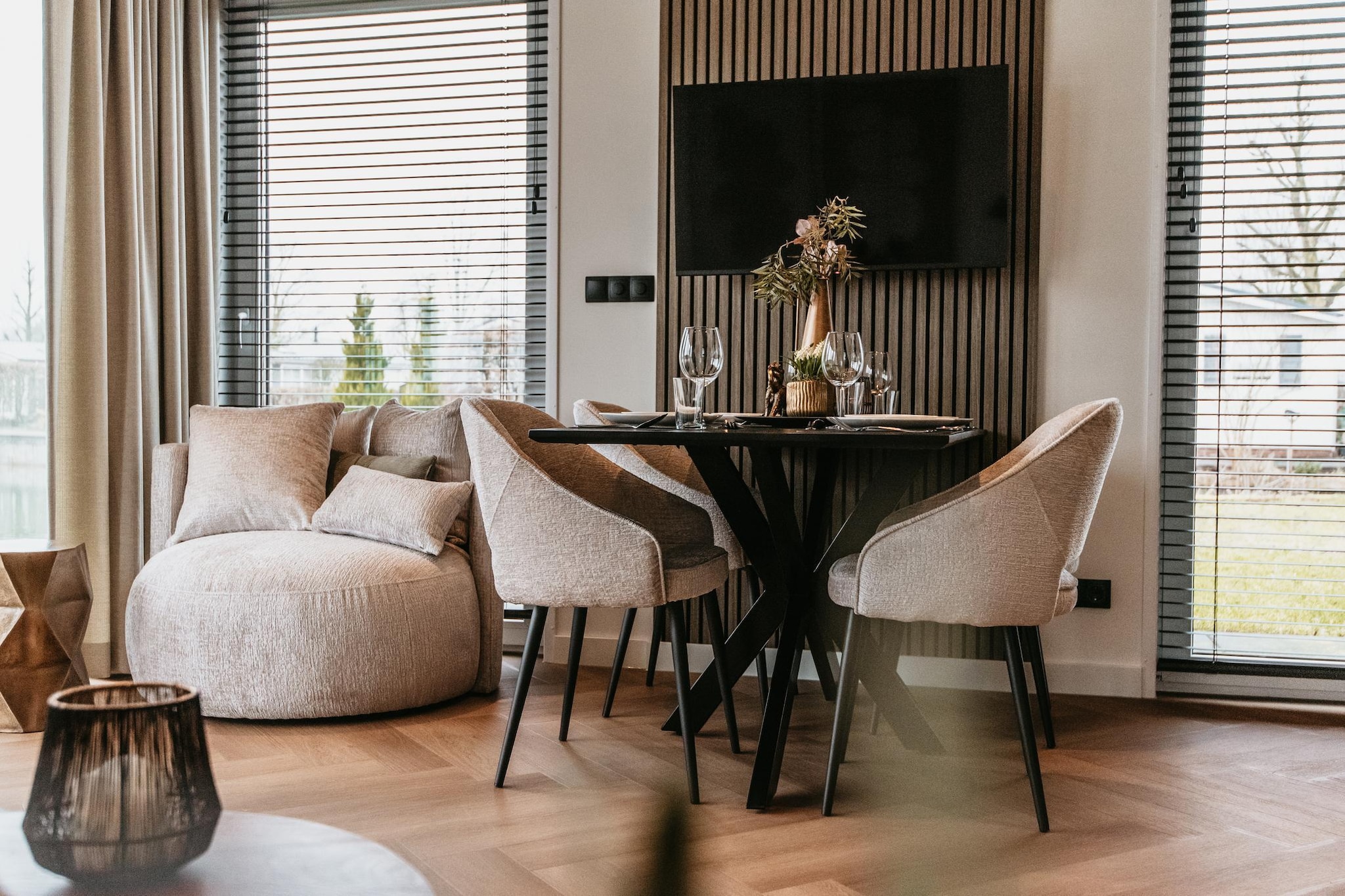 Chalet aan het Water - Betuwse Hofjes - 4P-Eetkamer