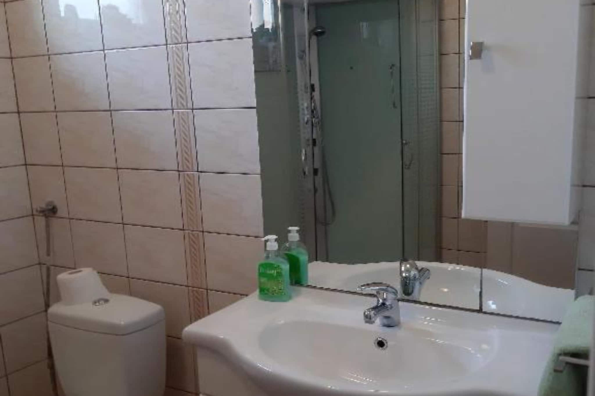 Apartment Čeliković - One Bedroom Apartment with Balcony-Badkamer