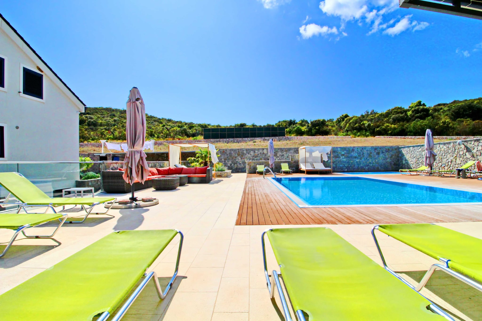 Kula Fancy Apartments - One-Bedroom Apartment with Terrace Ground Floor A1-Pool