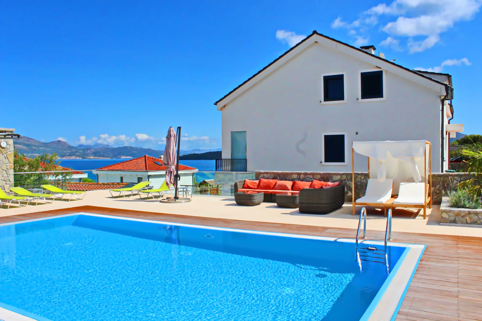 Kula Fancy Apartments - One-Bedroom Apartment with Terrace Ground Floor A1-Pool