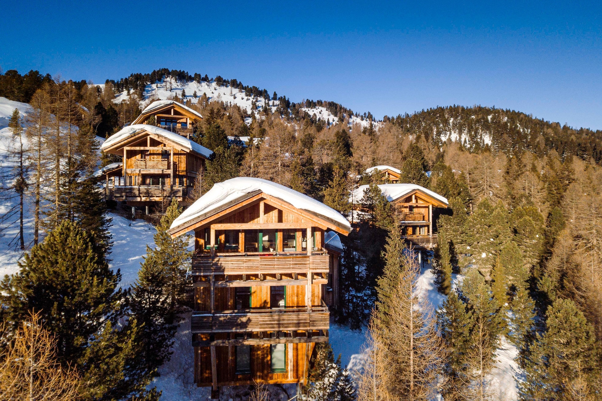 Modern chalet with infrared sauna