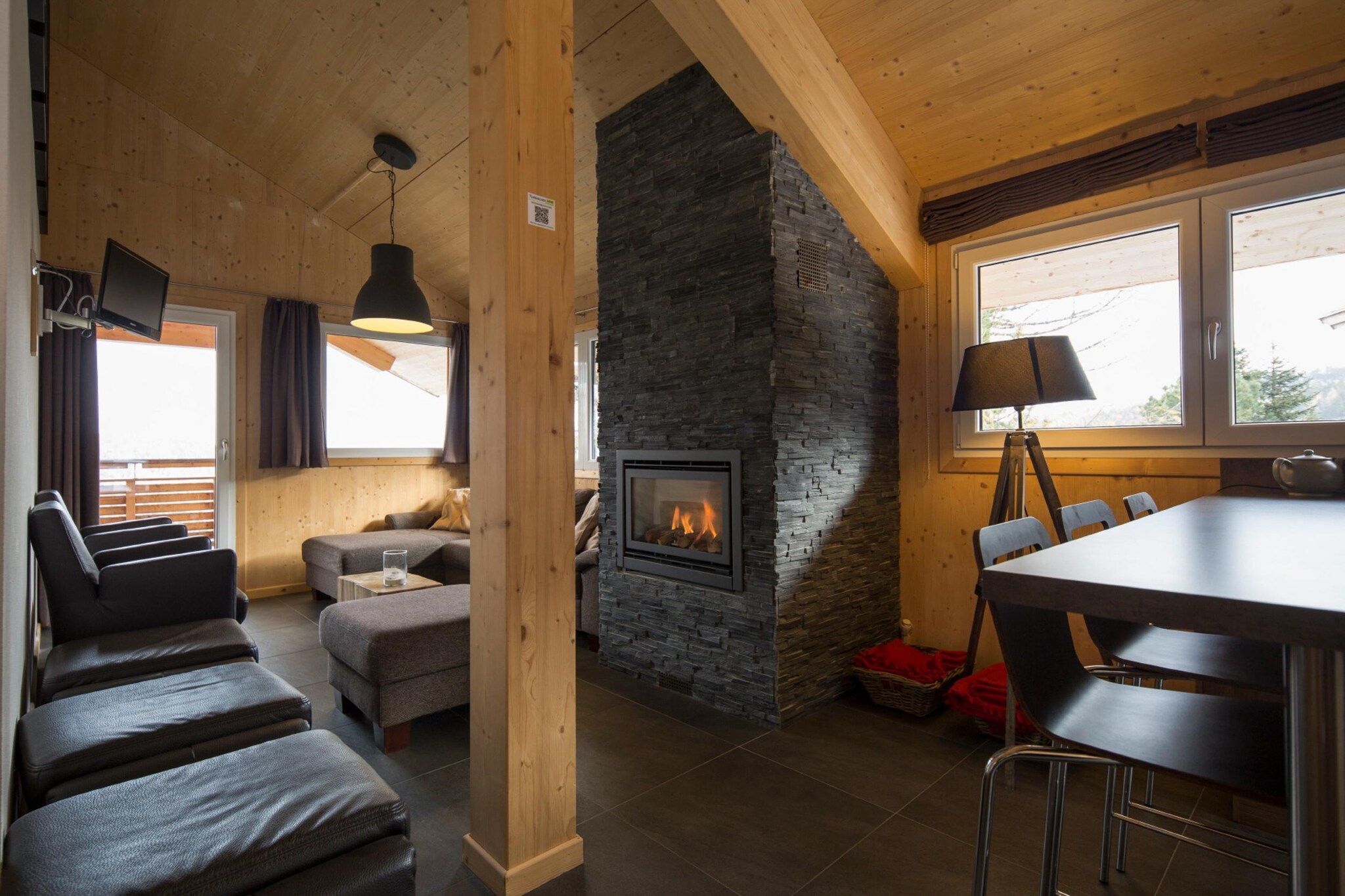 Modern chalet with infrared sauna