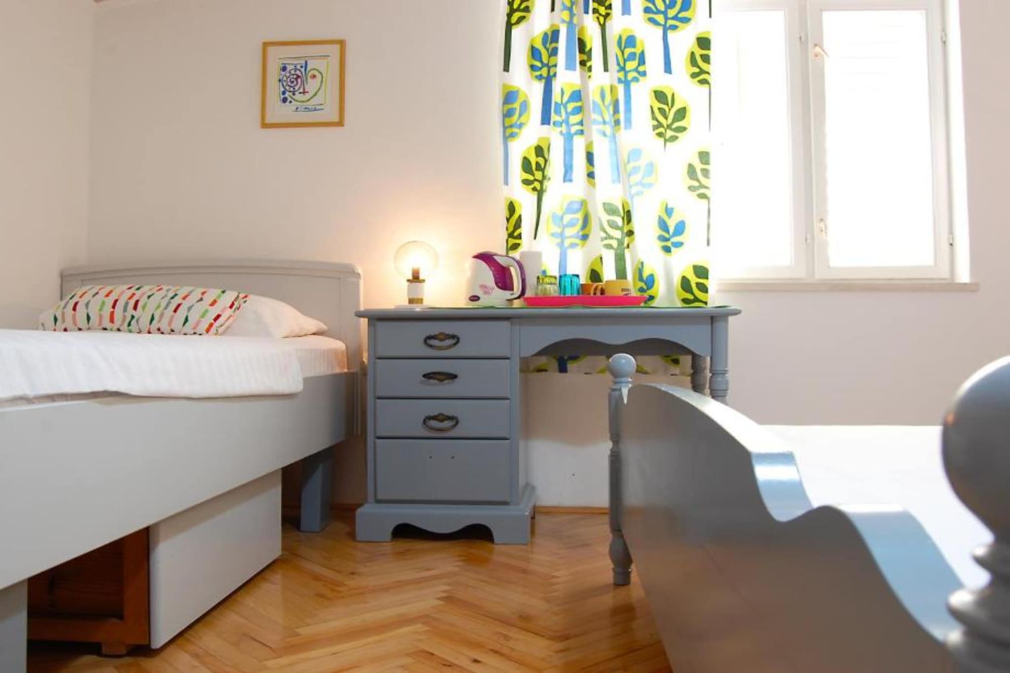 Apartment Jurišić Korčula - One Bedroom Apartment with Terrace-Schlafzimmer