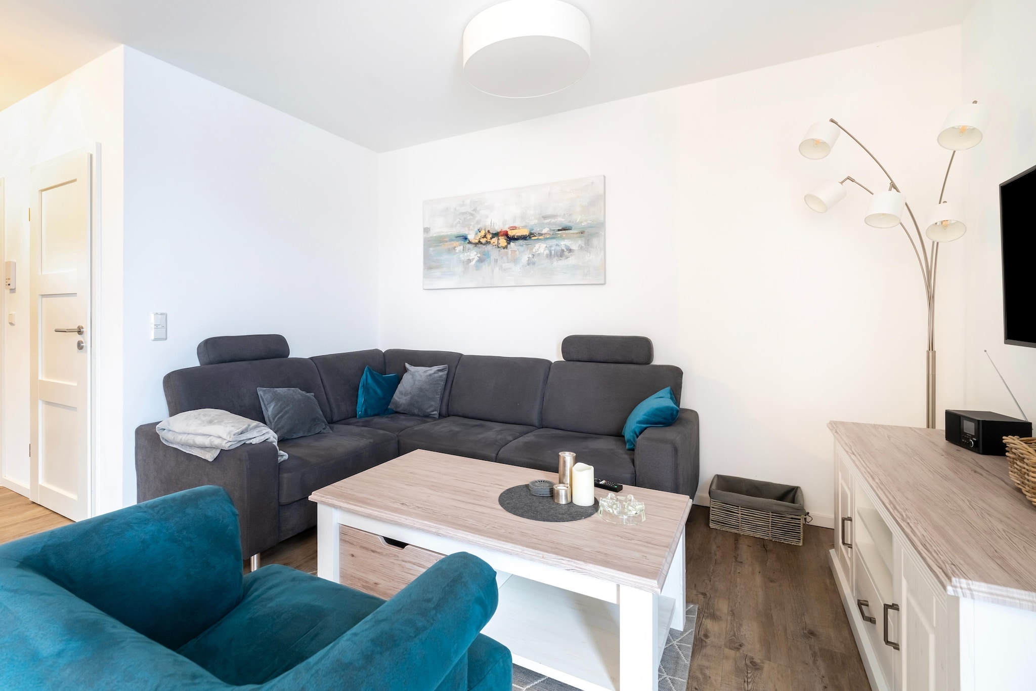 Hafenapartment 654-Woonkamer