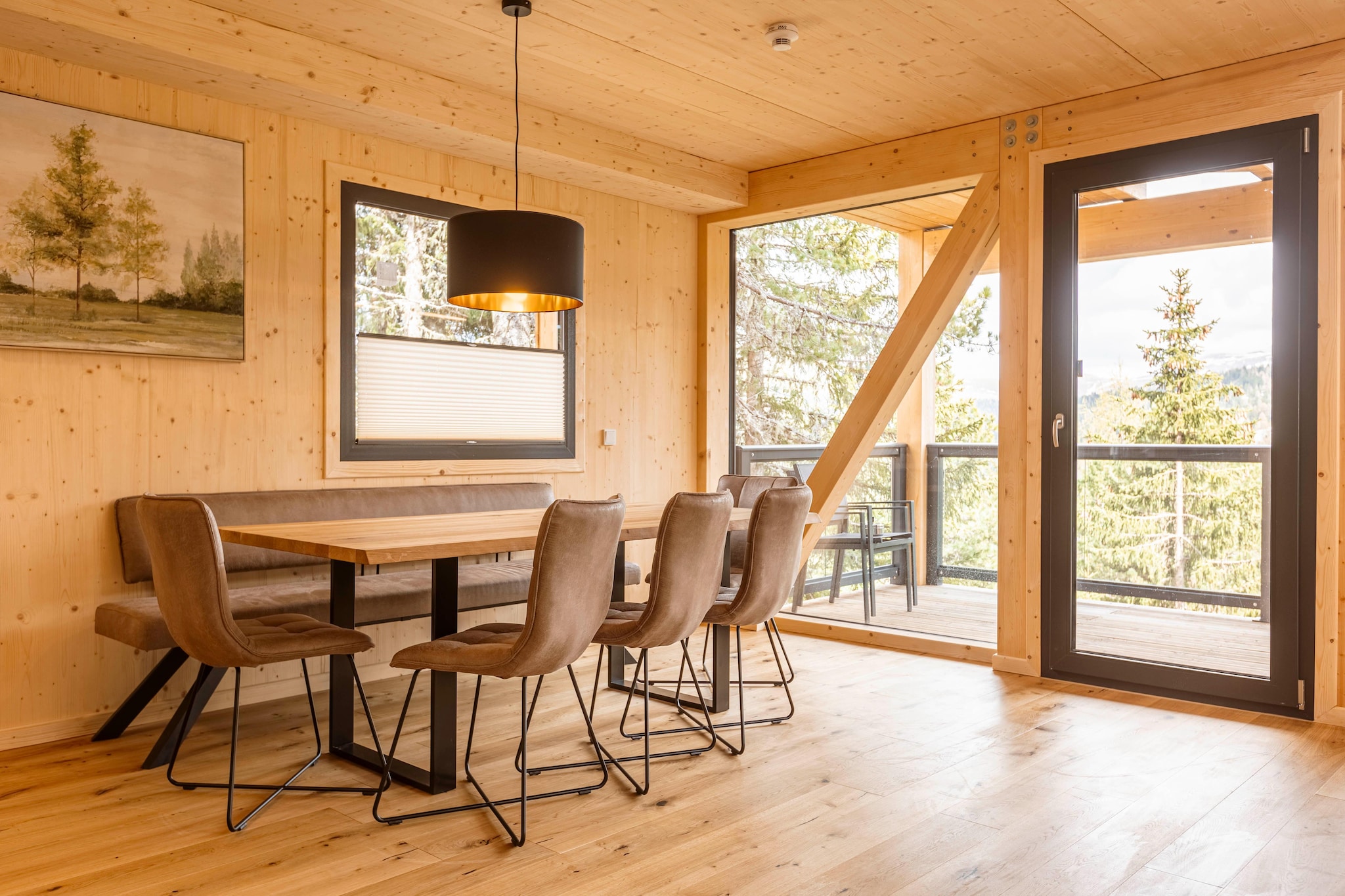 Appealing chalet with balcony