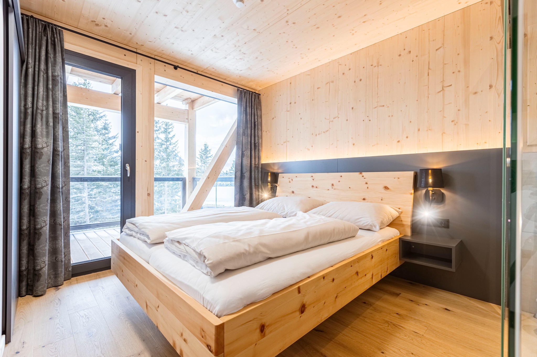 Appealing chalet with finnish sauna