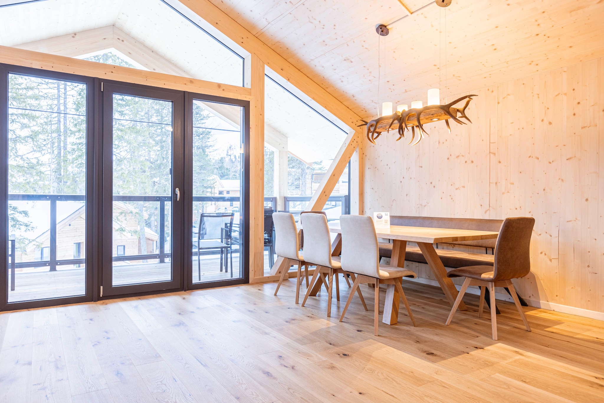 Inviting chalet with indoor sauna