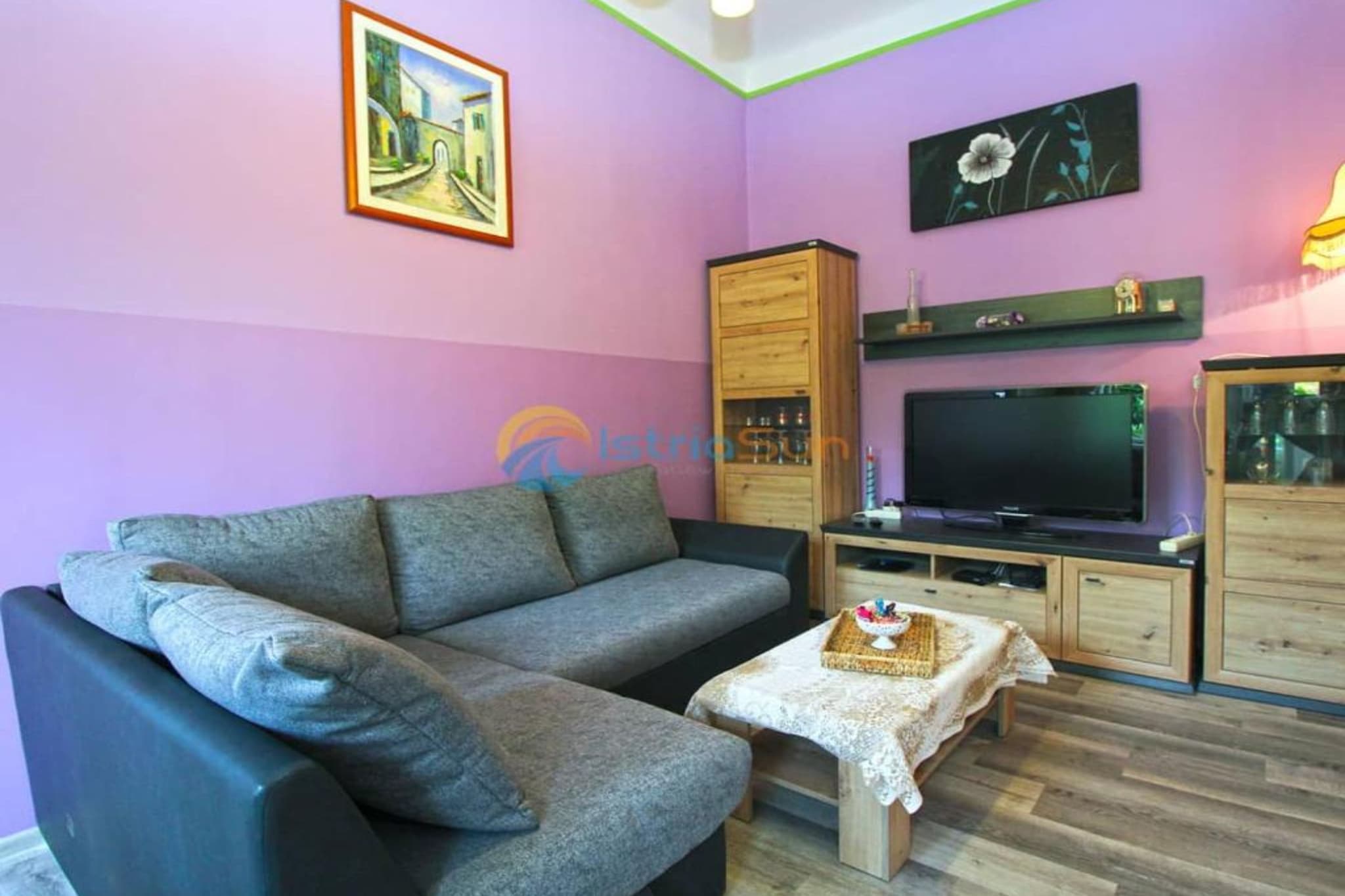 Apartments Lea - Two Bedroom Apartment (Paolo)-Woonkamer