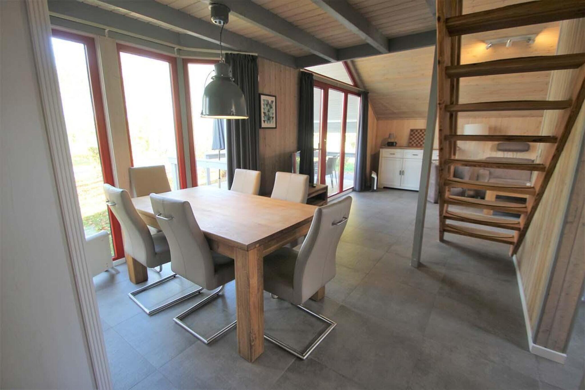 FH Wildgans Comfort mit Sauna & Kaminofen 81 qm 26-Eetkamer