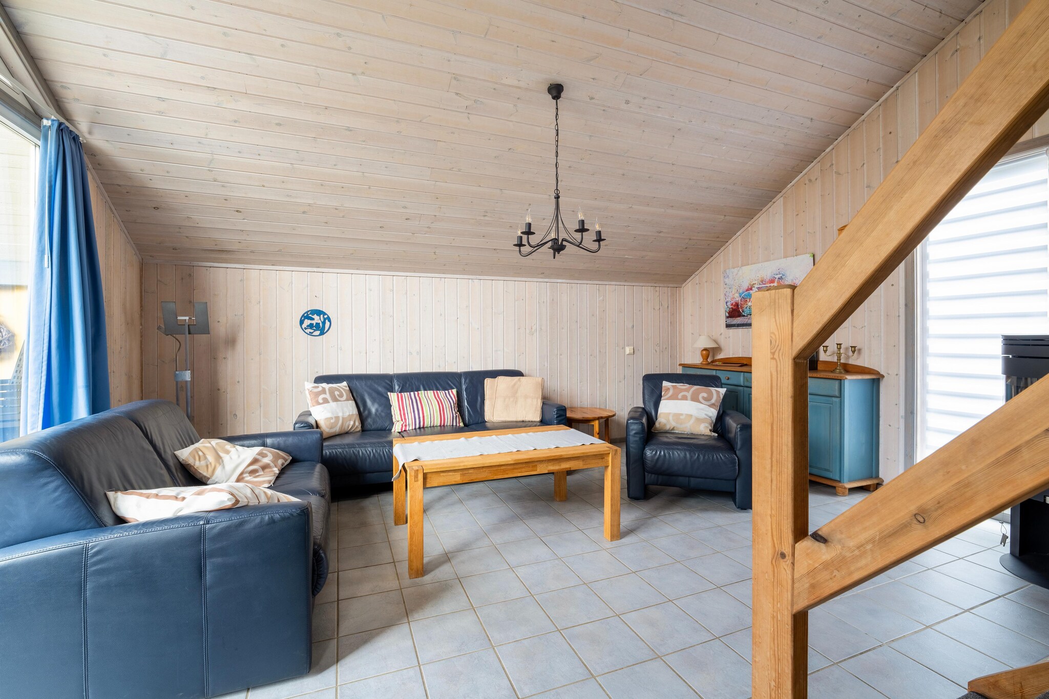 FH Wildgans Comfort mit Sauna & Kaminofen 81 qm 26-Woonkamer