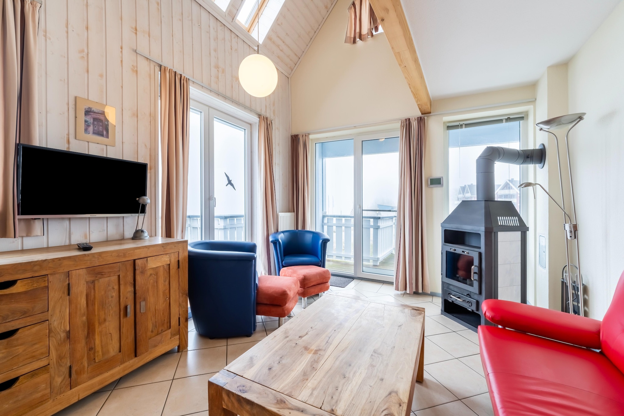 Kapitänsdeck 4 Pers 453-Woonkamer