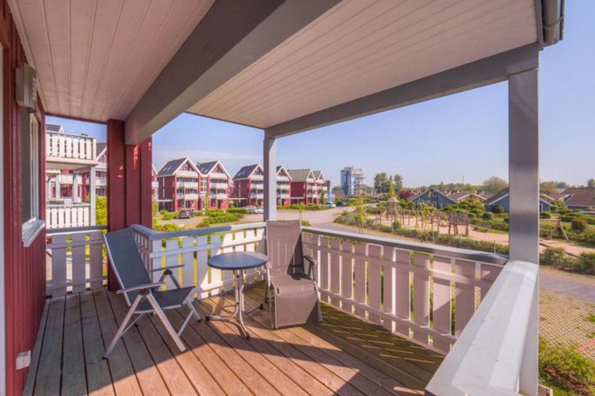 On the 1st floor: (open kitchen(electric kettle, toaster, cooker, coffee machine, microwave, dishwasher, fridge-freezer), Living/diningroom(TV, dining table, fireplace, seating area), bedroom(double bed), bathroom(Bubble bath, shower, washbasin, toilet, hairdryer), Internet access)\n\nbalcony, heating(gas), garden furniture, parking, high chair, baby crib(paid), Towels/Sheets (Incl.)