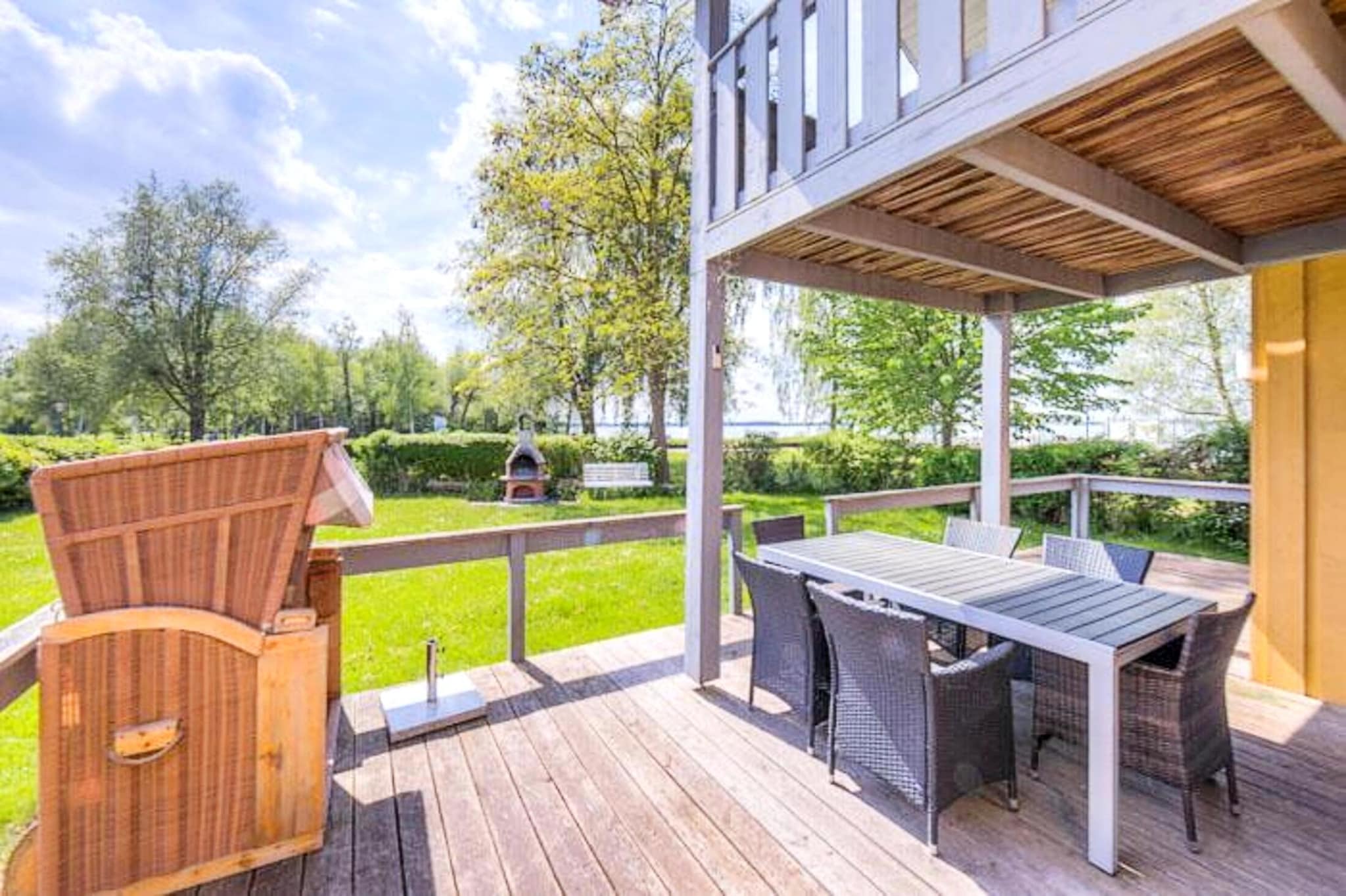 Ferienhaus Seeschwalbe-Classic 90 qm 28-Terrasbalkon