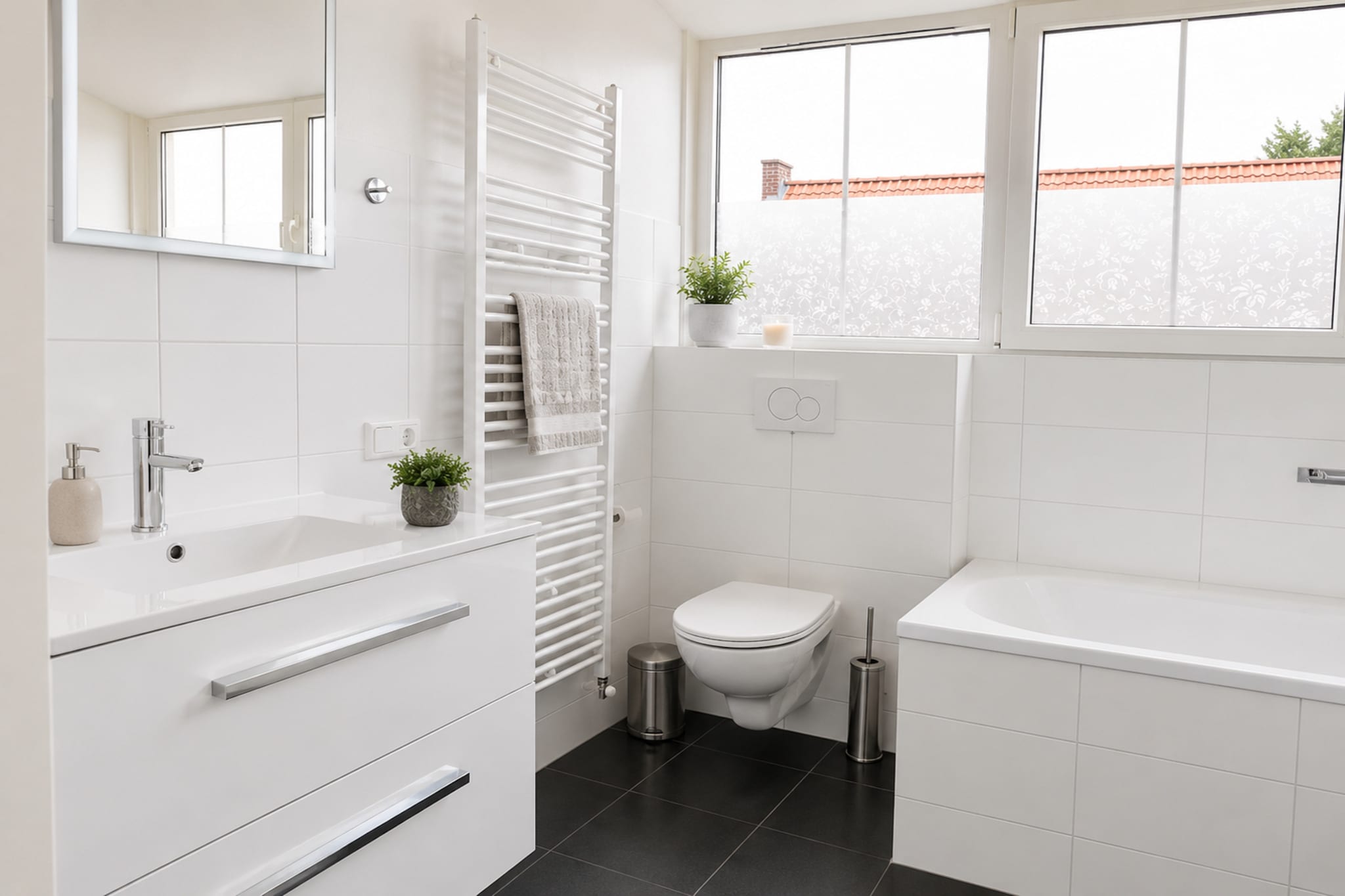 Landgoed de Lente 30 Tulp Breskens - Badezimmer